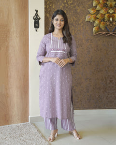 Pure Cotton Co-Ord Set - 2311