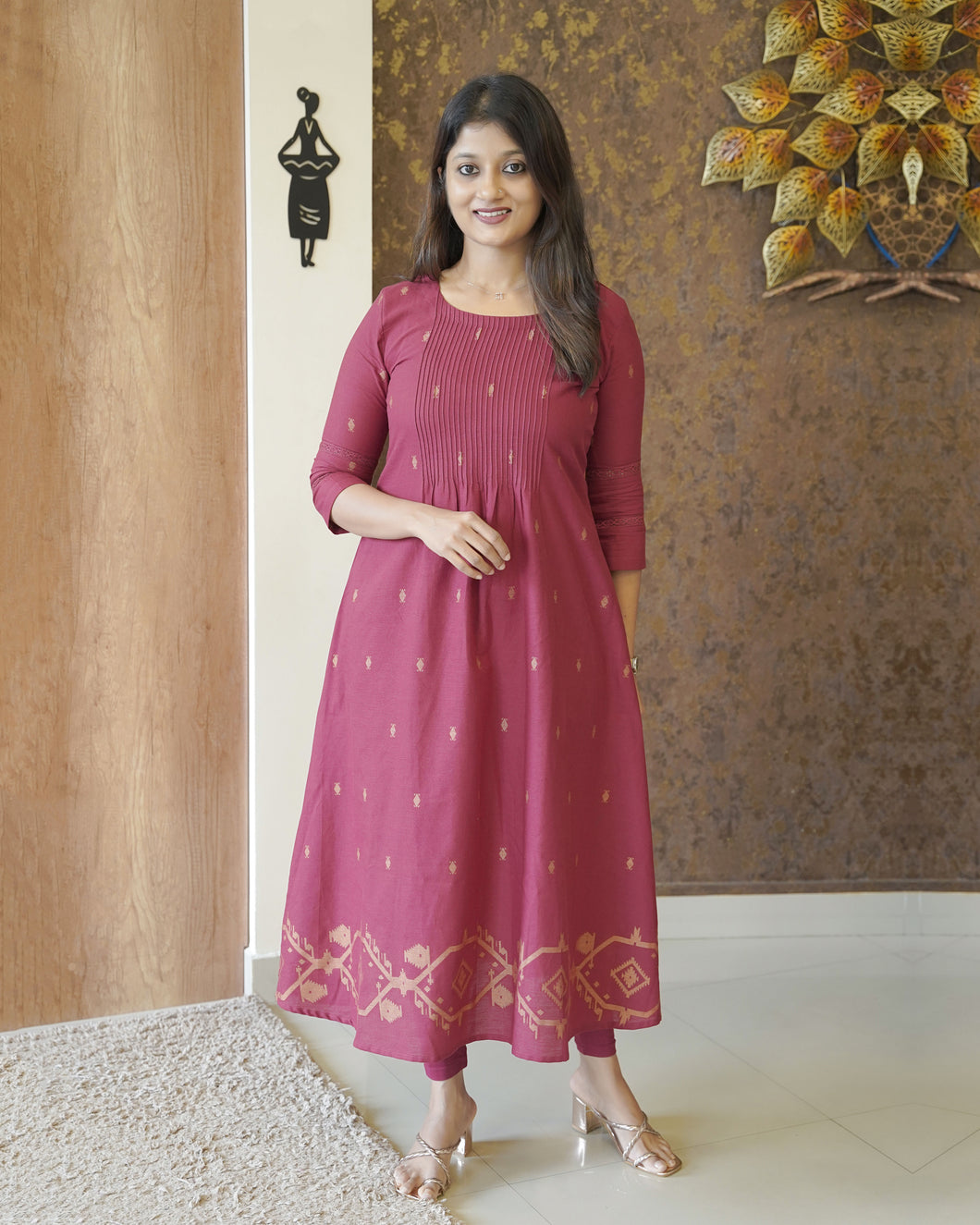 Pure Cotton Designer Kurti(Pre-Order)- 2312