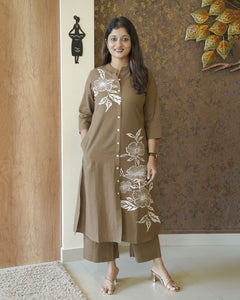 Pure Cotton Co-Ord Set - 2329