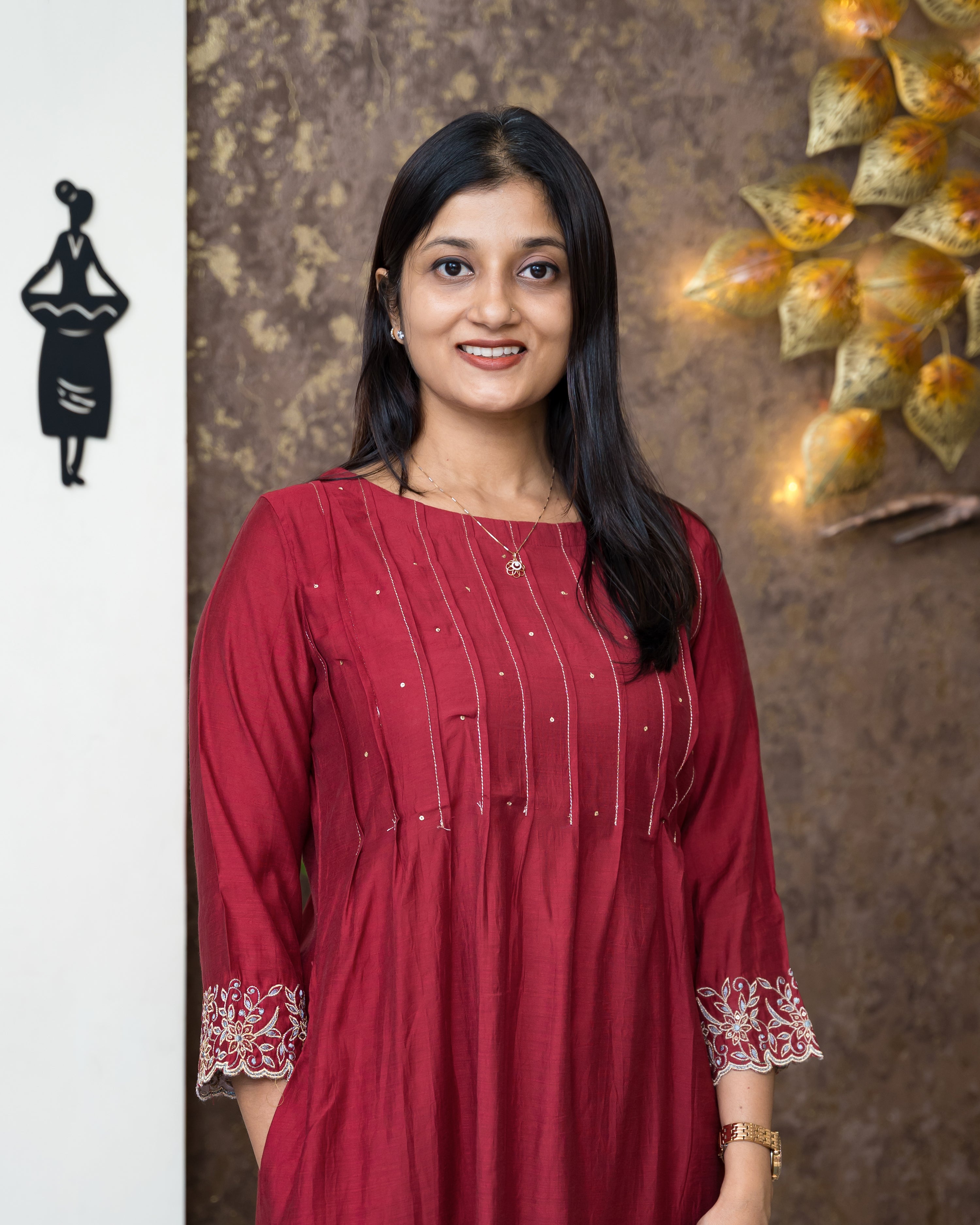 Load image into Gallery viewer, Semi Silk Co-Ord Set-6396
