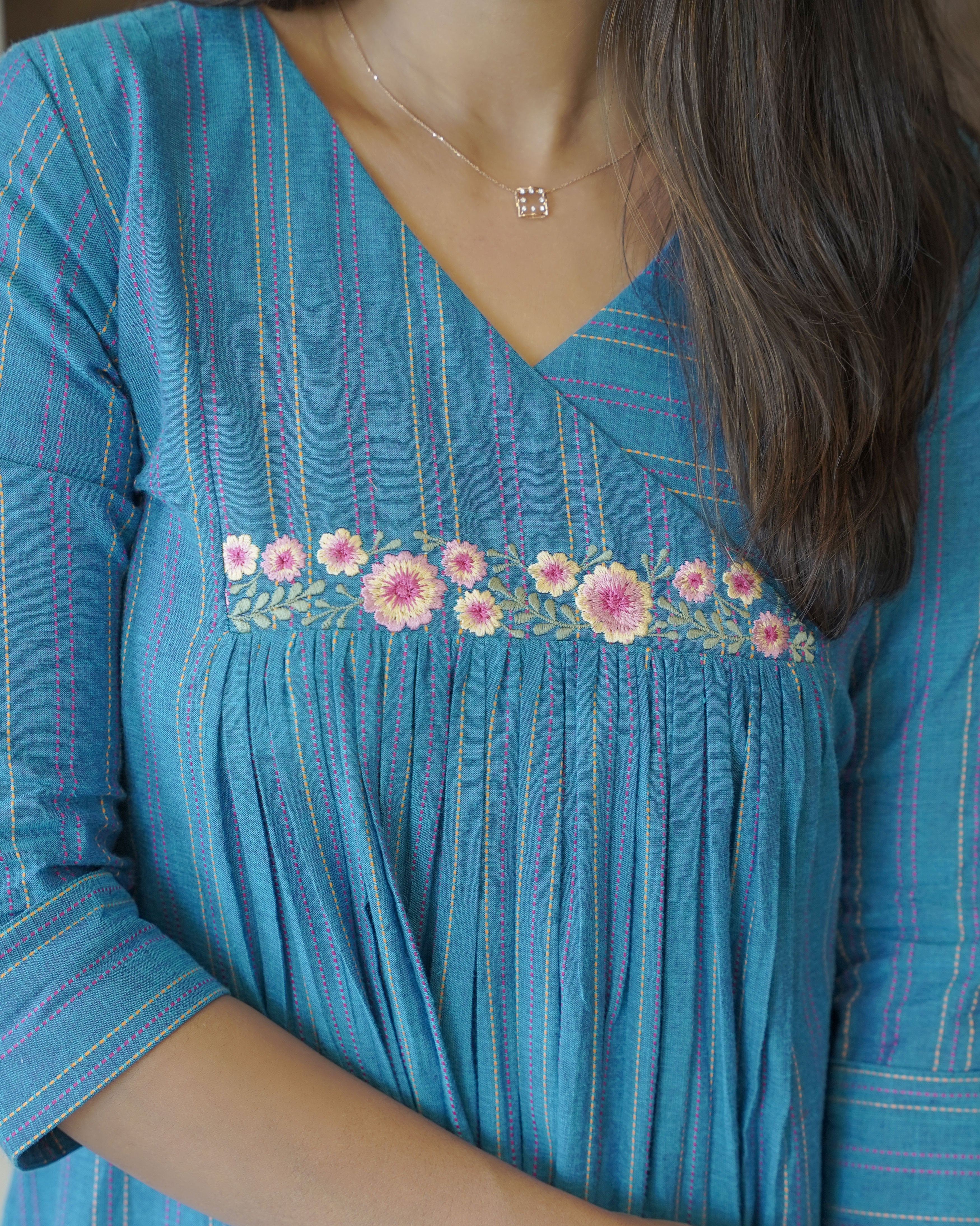 Load image into Gallery viewer, Pure Cotton Designer Kurti(Pre-Order)- 2350
