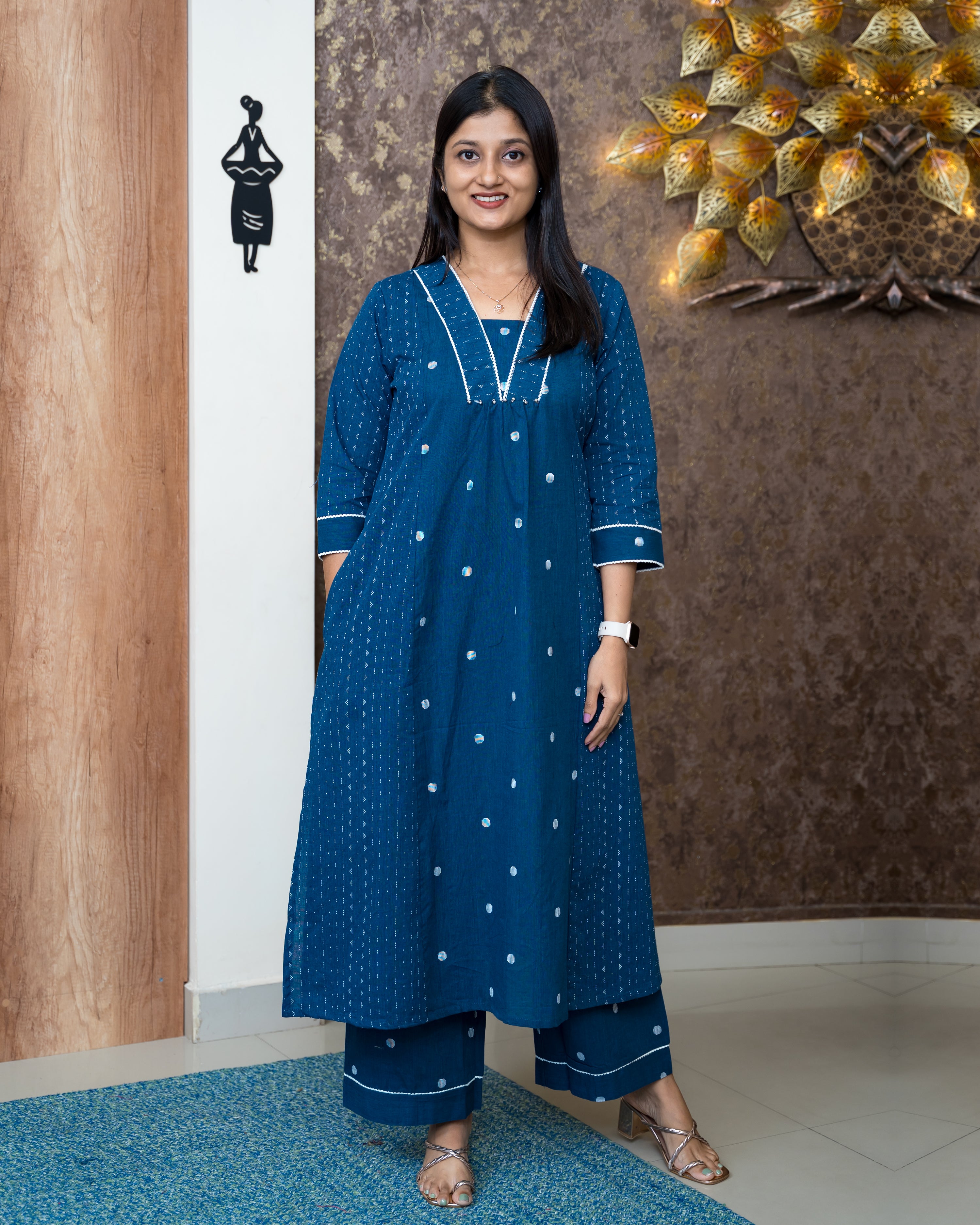 Load image into Gallery viewer, Cotton Co-Ord Set-6398
