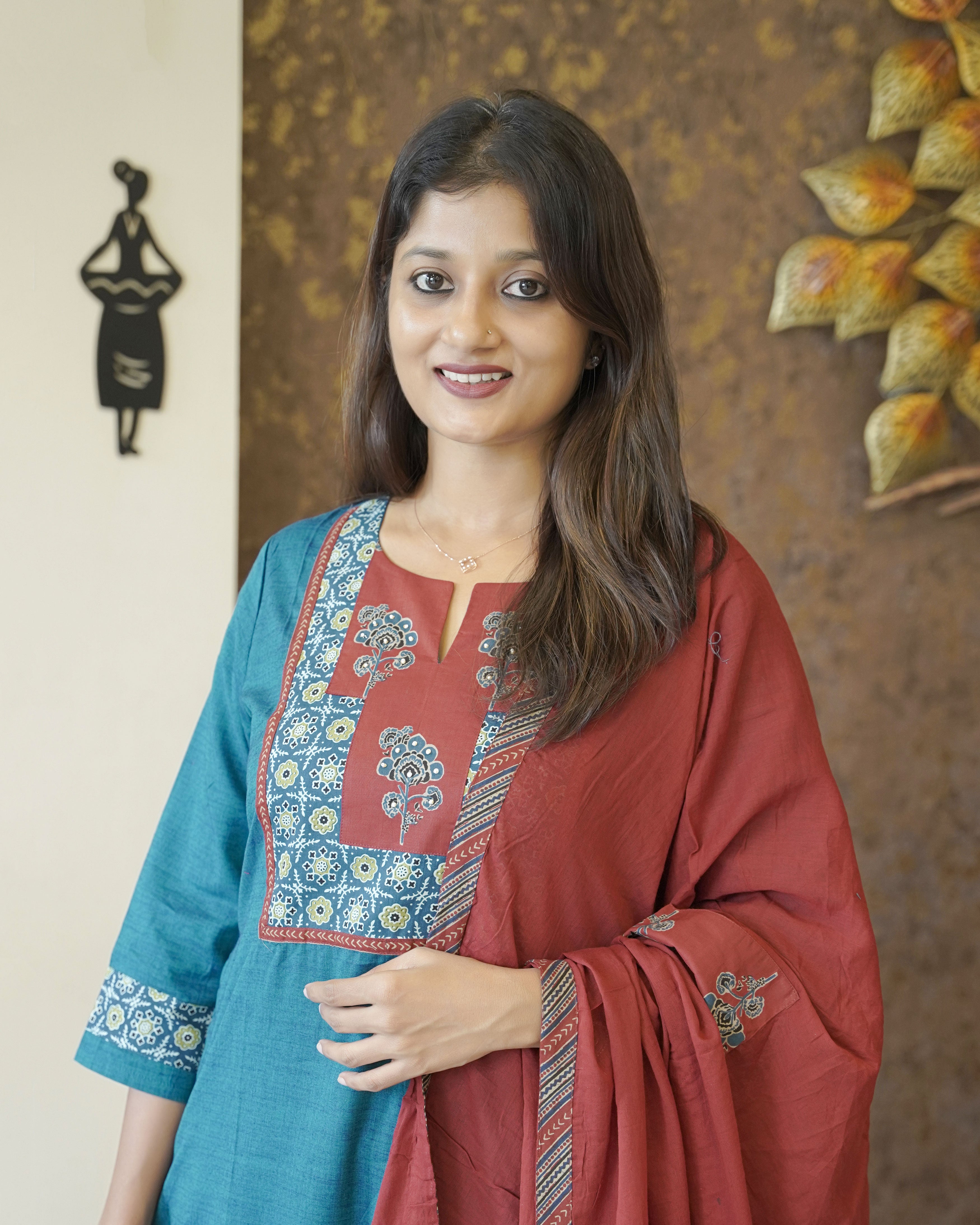 Load image into Gallery viewer, Pure Cotton Kurti Set - 2337
