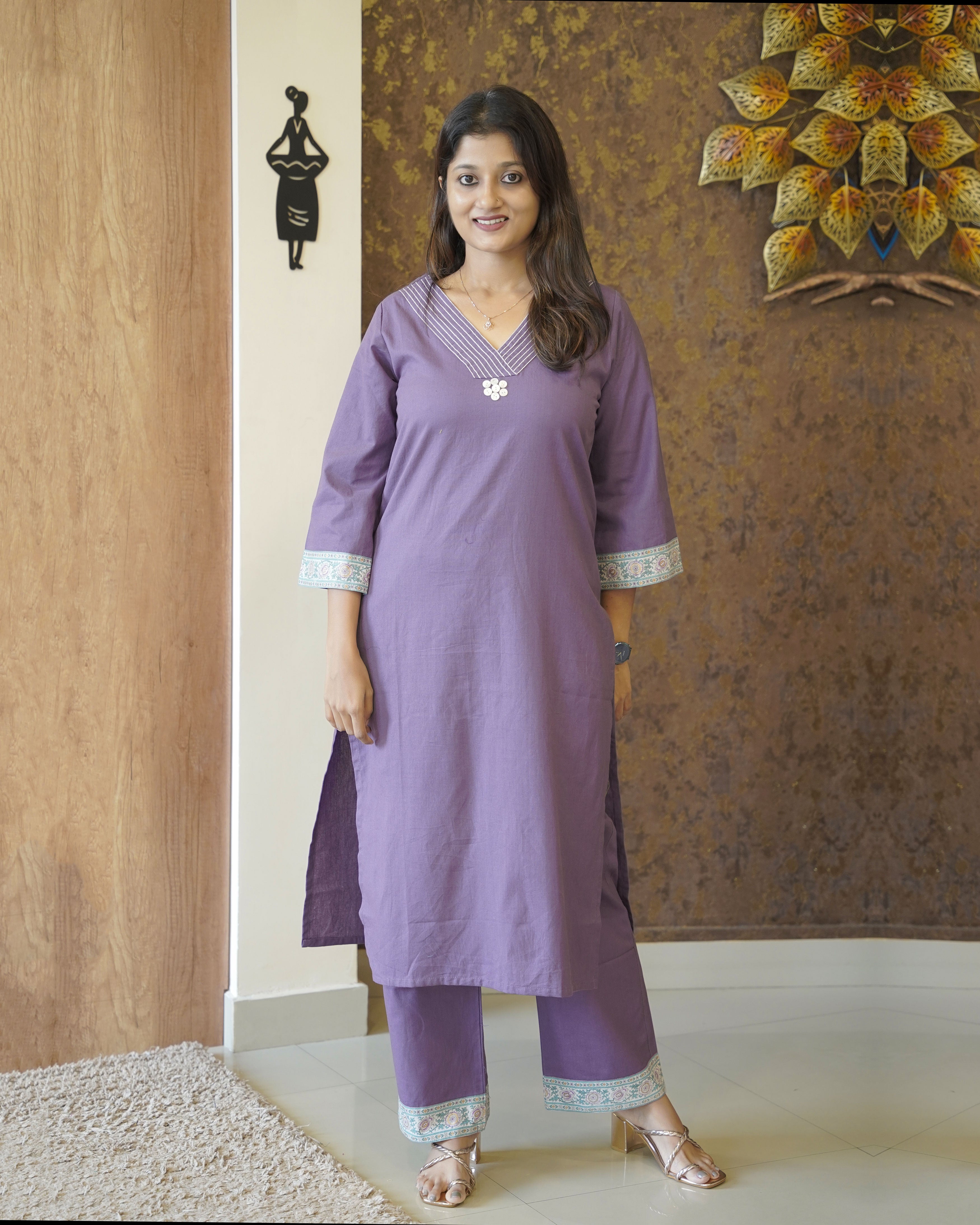 Load image into Gallery viewer, Pure Cotton Co-Ord Set - 2328
