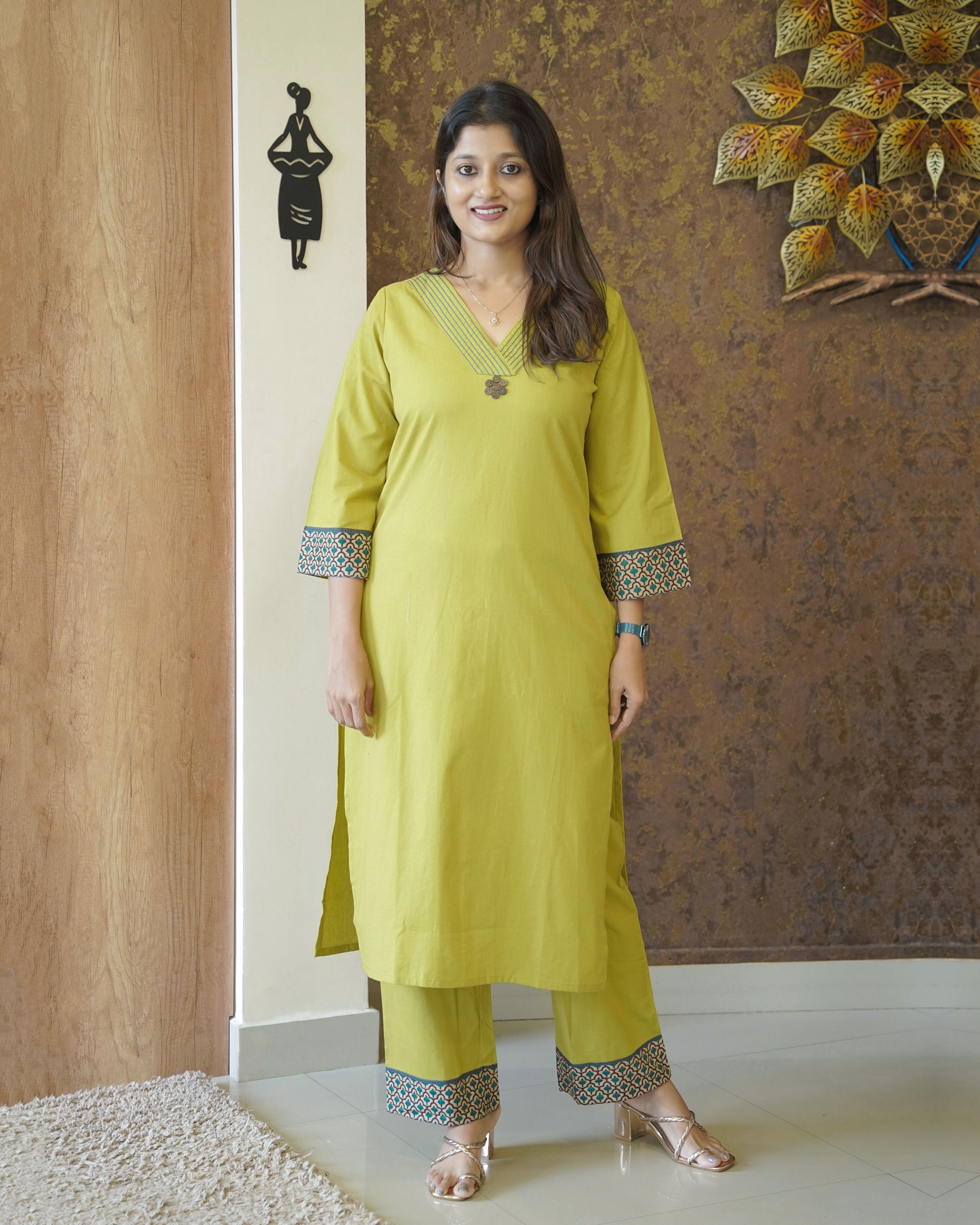 Load image into Gallery viewer, Pure Cotton Co-Ord Set - 2328
