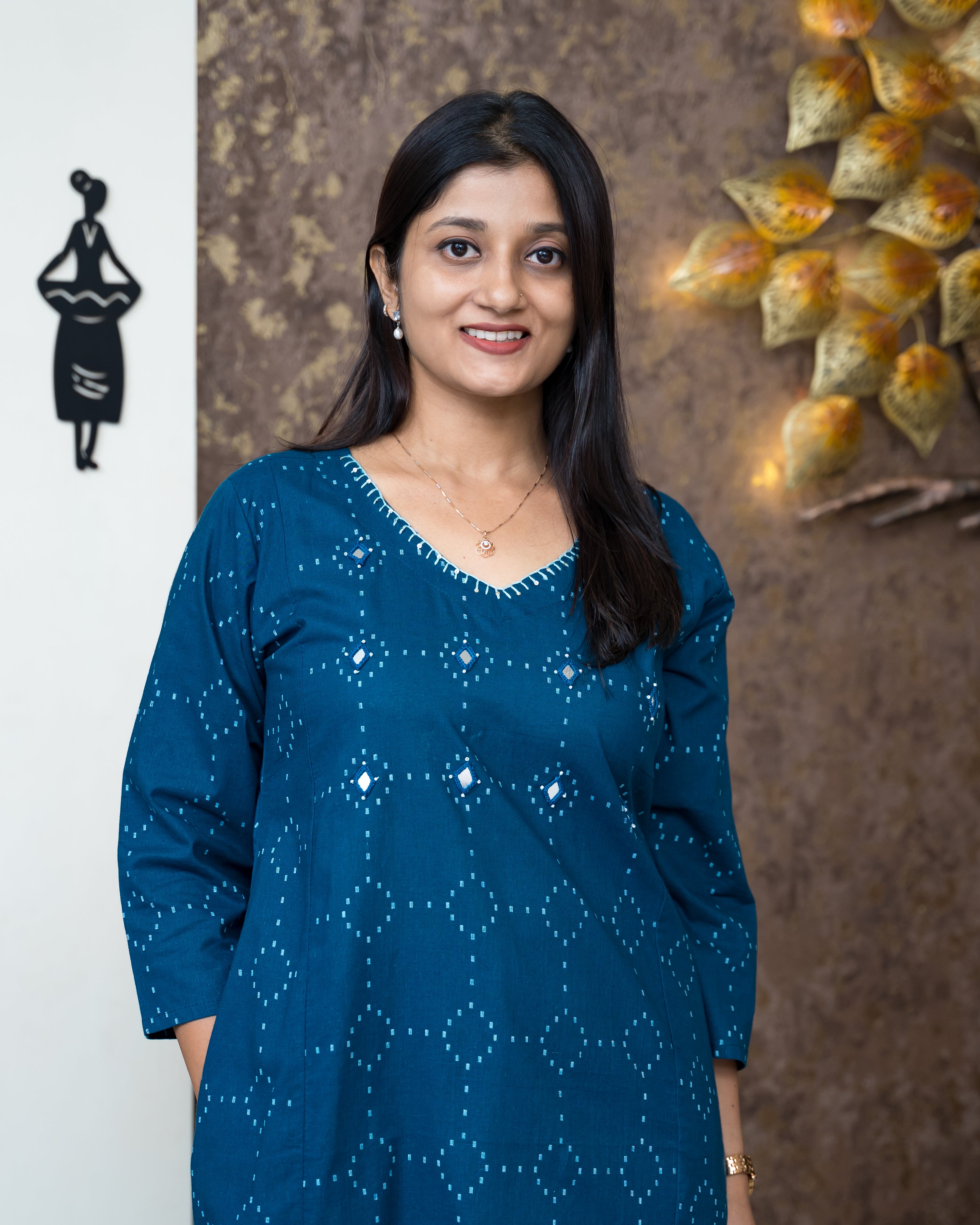 Load image into Gallery viewer, Cotton Co-Ord Set-6405
