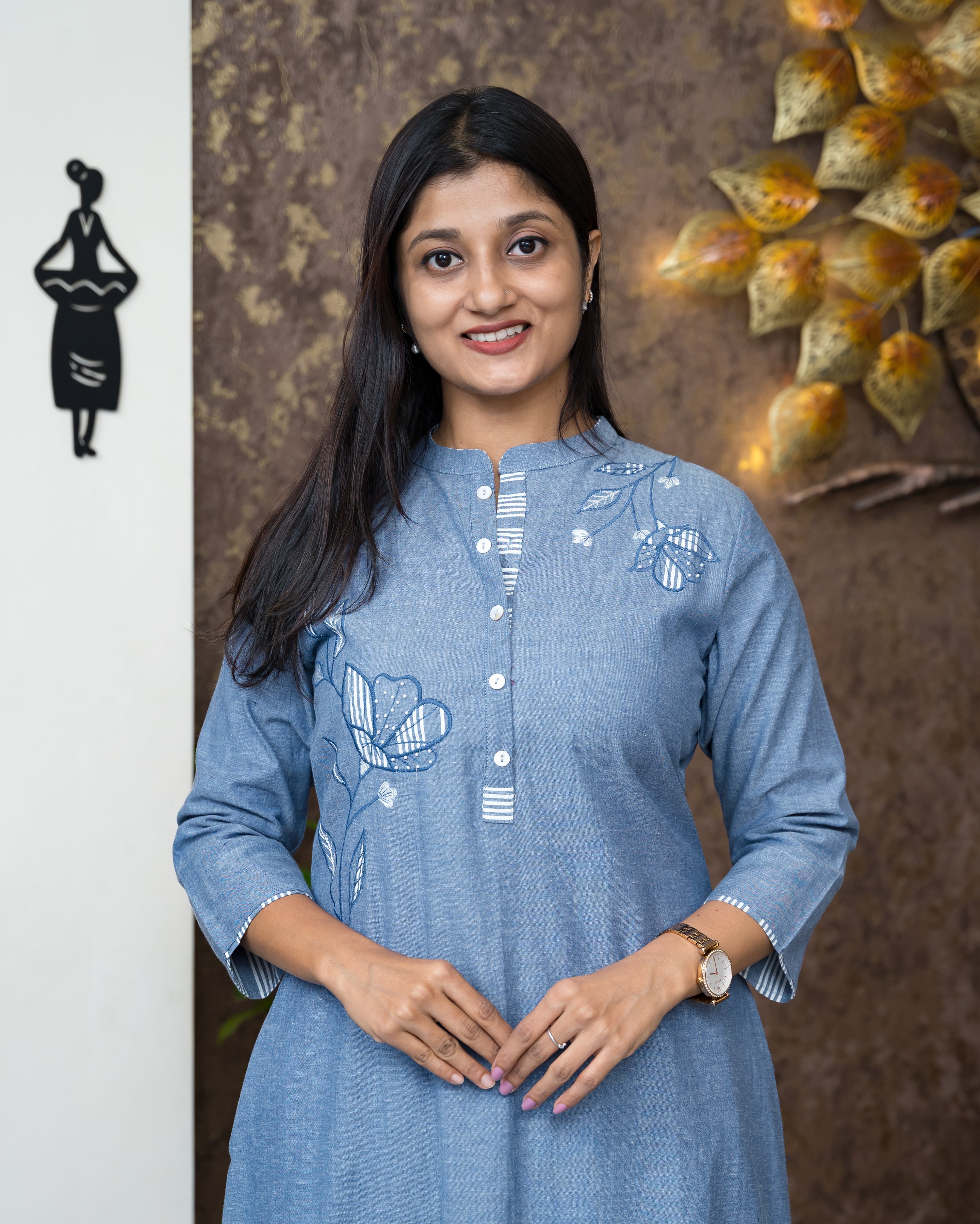 Load image into Gallery viewer, Cotton kurti - 6395
