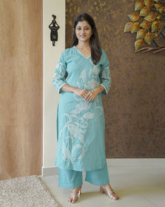 Pure Cotton Co-Ord Set - 2324