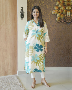 Flex Cotton Kurti - 2325