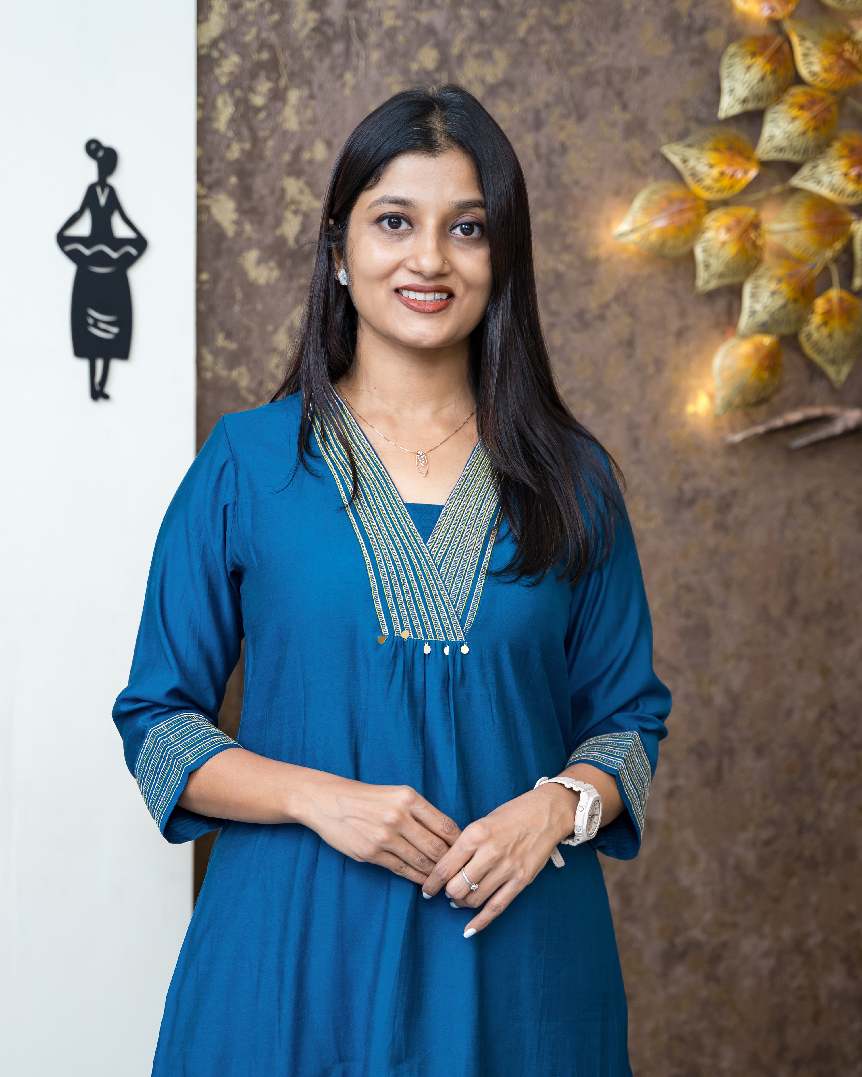 Load image into Gallery viewer, Semi Silk Co-Ord Set-6538
