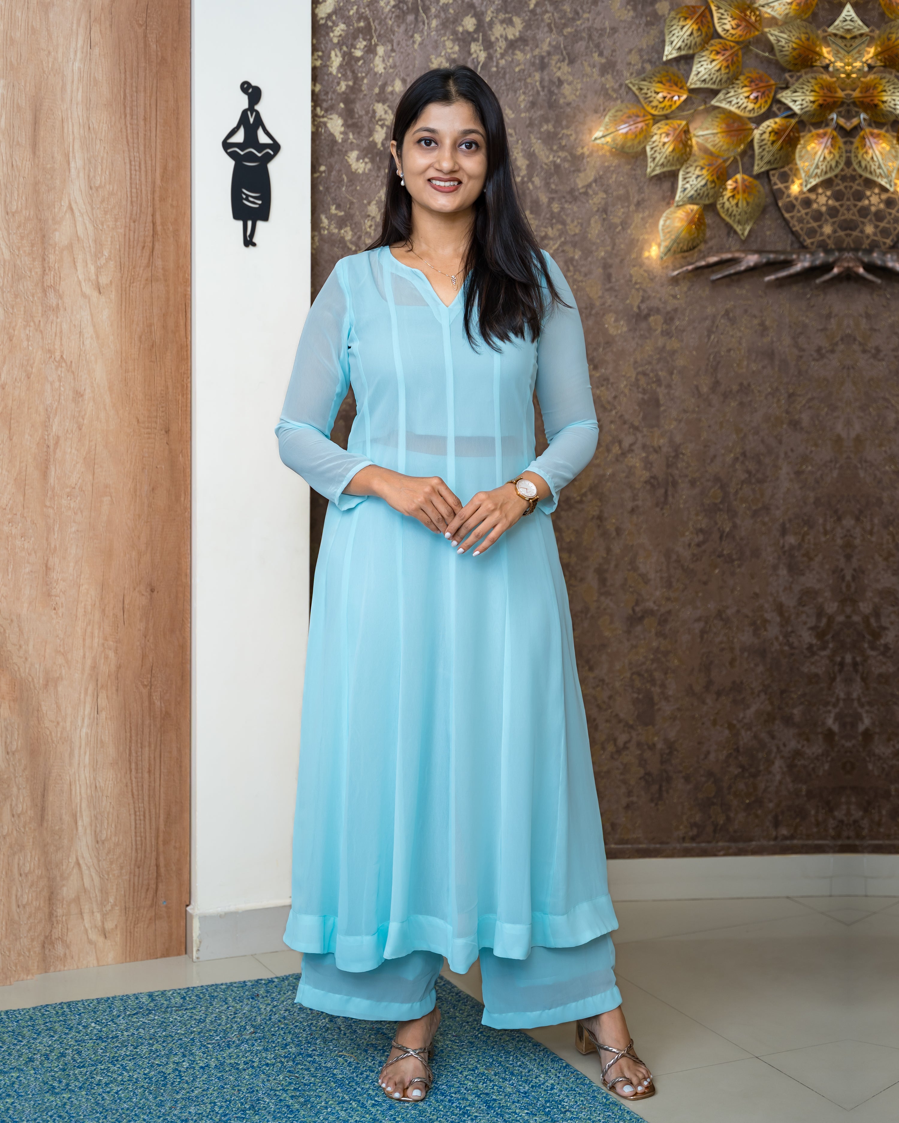 Load image into Gallery viewer, Faux Georgette Designer Kurti(Pre-Order)-964
