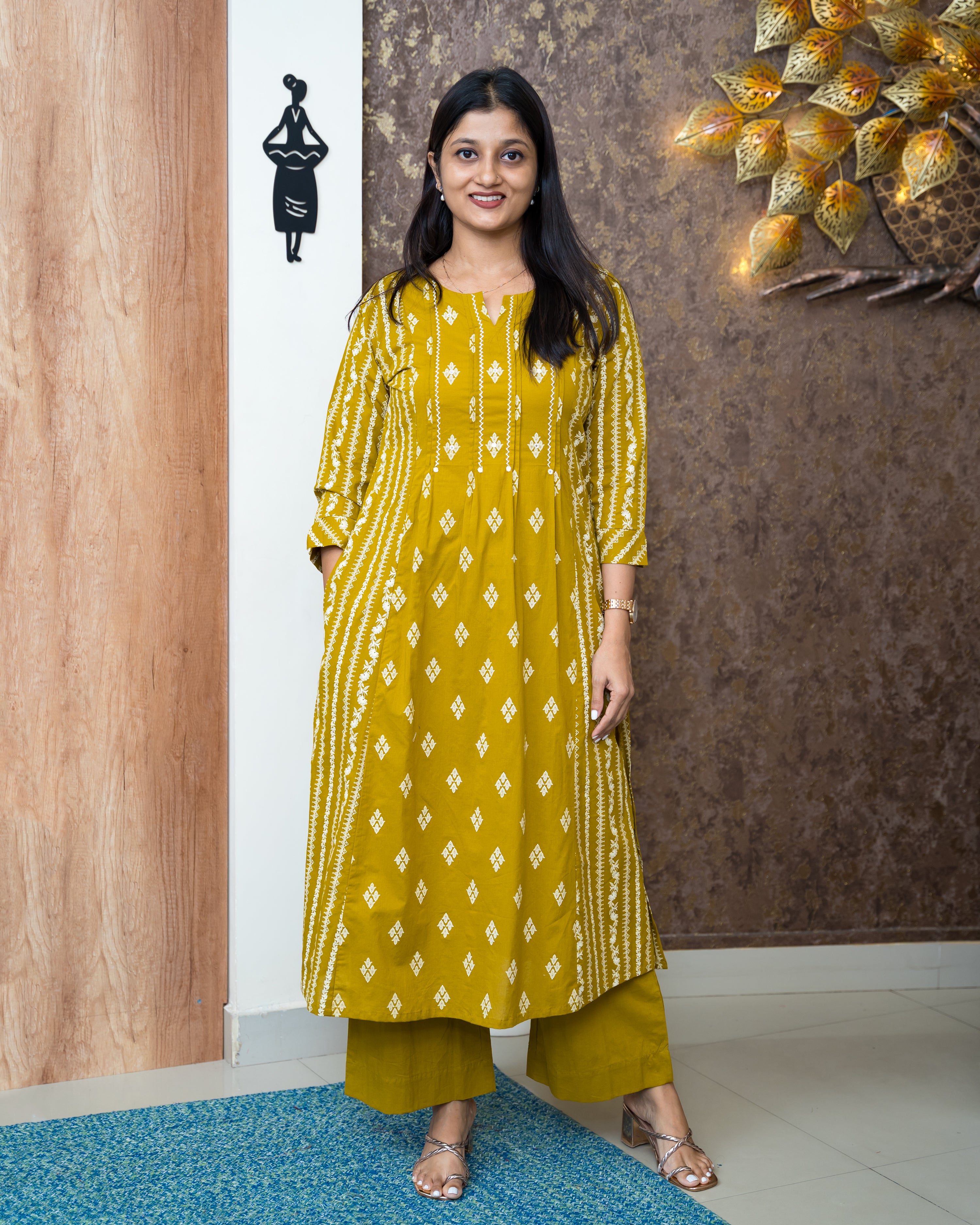 Load image into Gallery viewer, Cotton Co-Ord Set-6549
