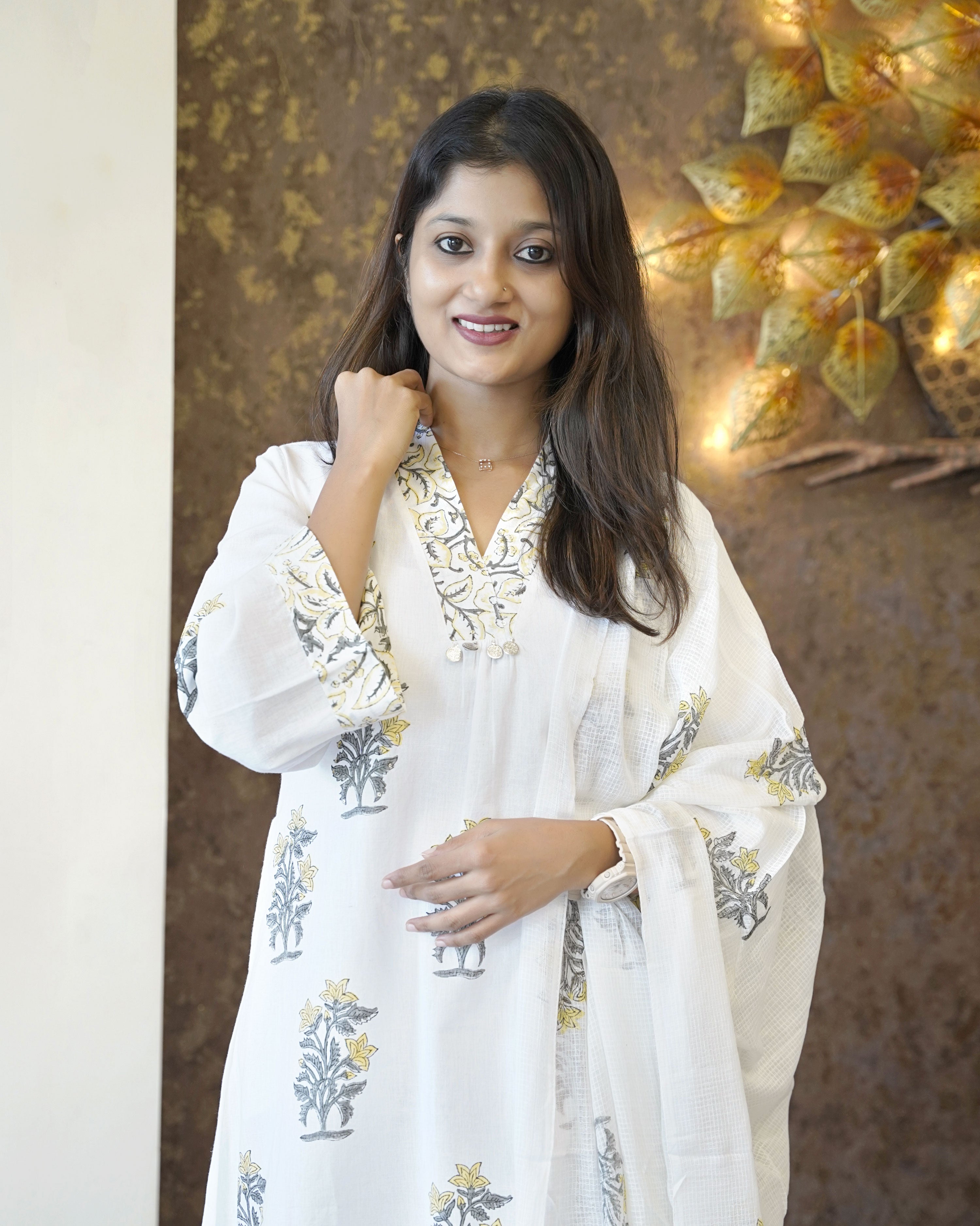 Load image into Gallery viewer, Pure Cotton Kurti Set -2478
