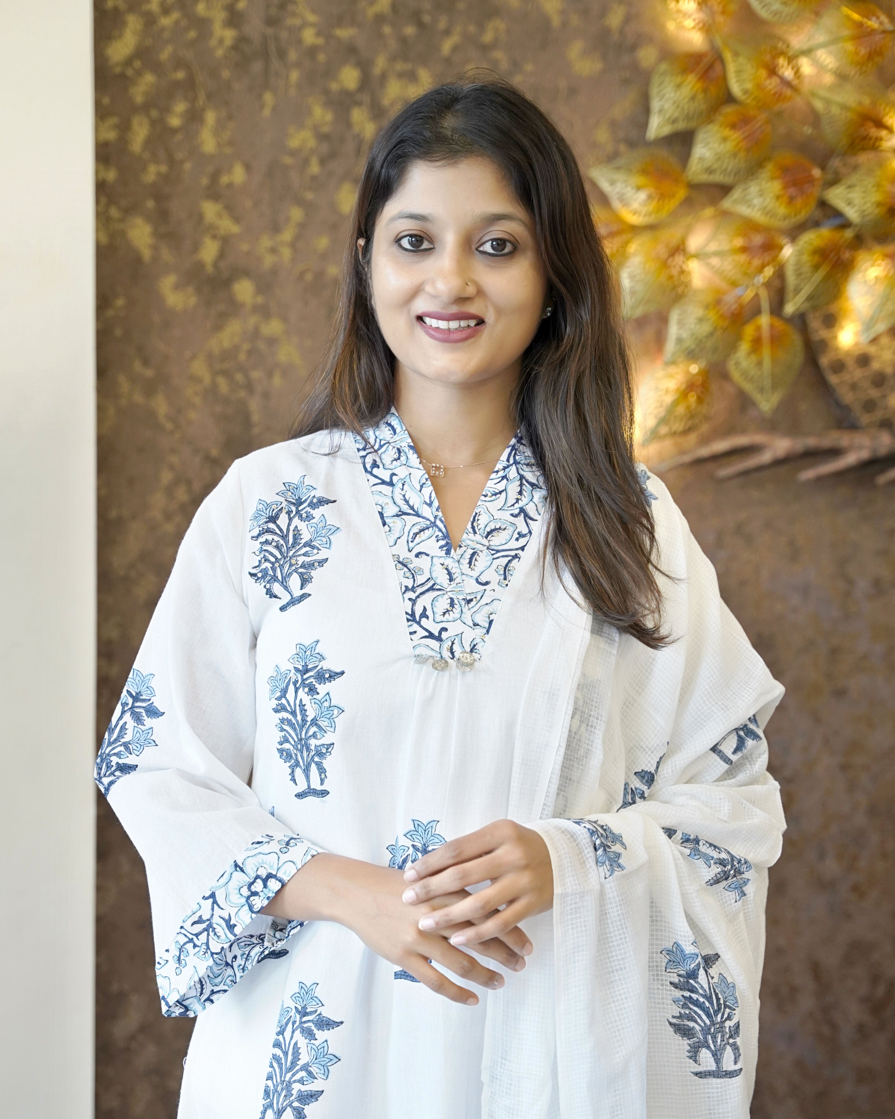 Load image into Gallery viewer, Pure Cotton Kurti Set -2478

