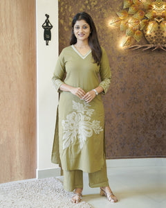 Pure Cotton Co-Ord Set- 2579