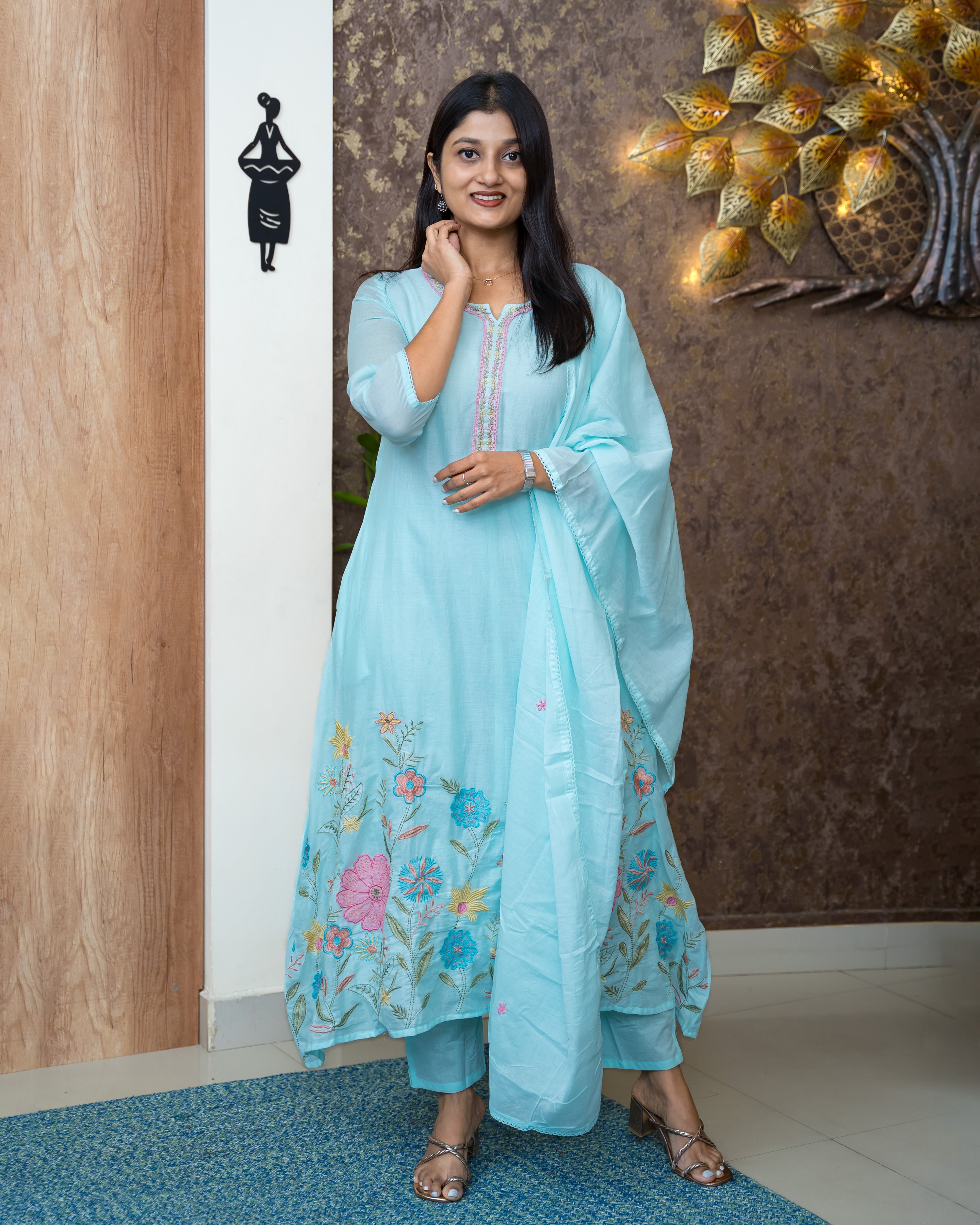 Load image into Gallery viewer, Mul Cotton Suit-6588
