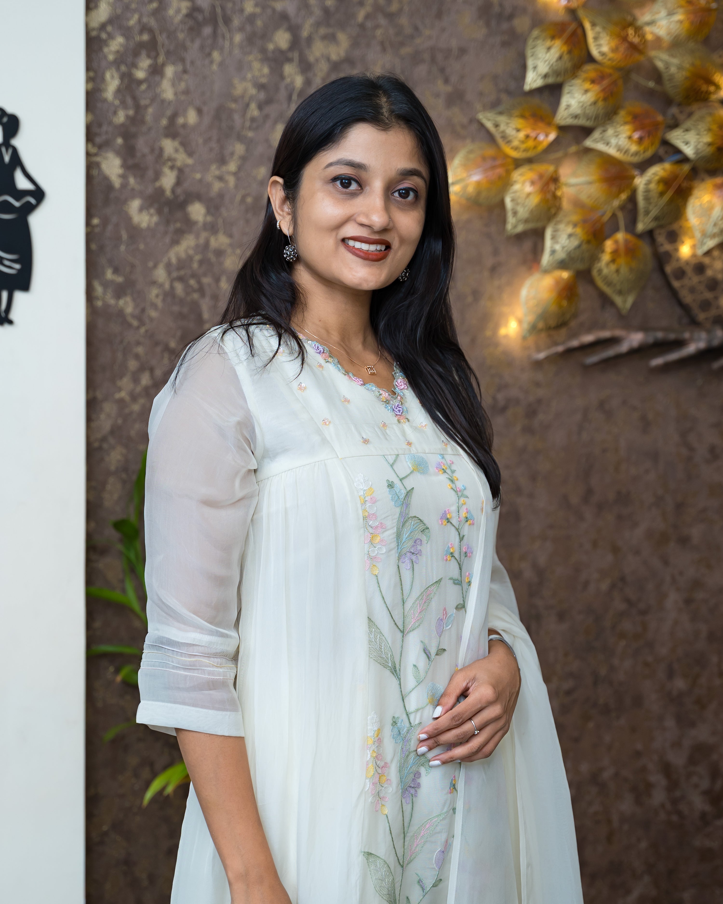 Load image into Gallery viewer, Viscose Organza Designer Kurti(Pre-Order)-931
