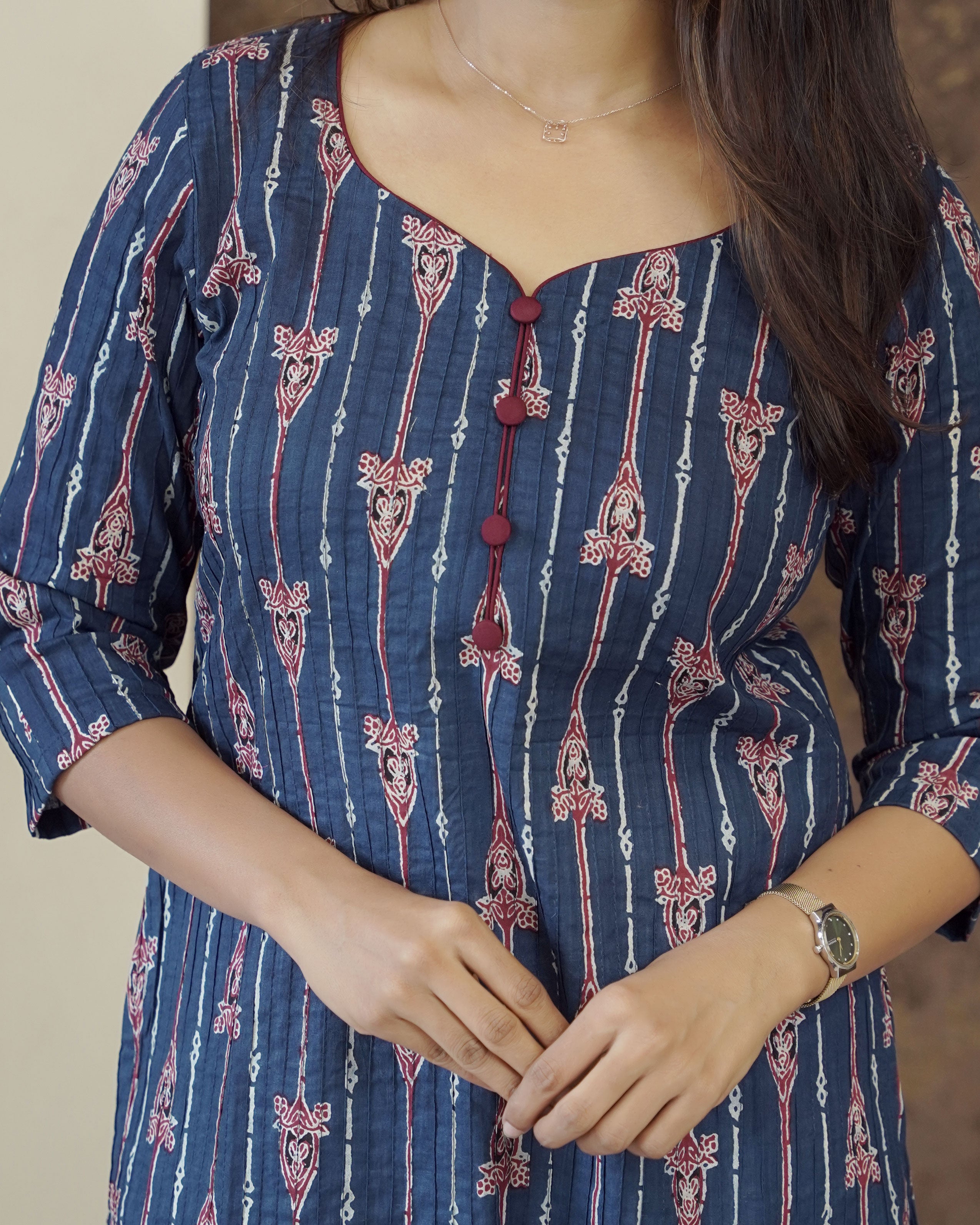 Load image into Gallery viewer, Pure Cotton Designer Kurti (Pre-Order)- 2646

