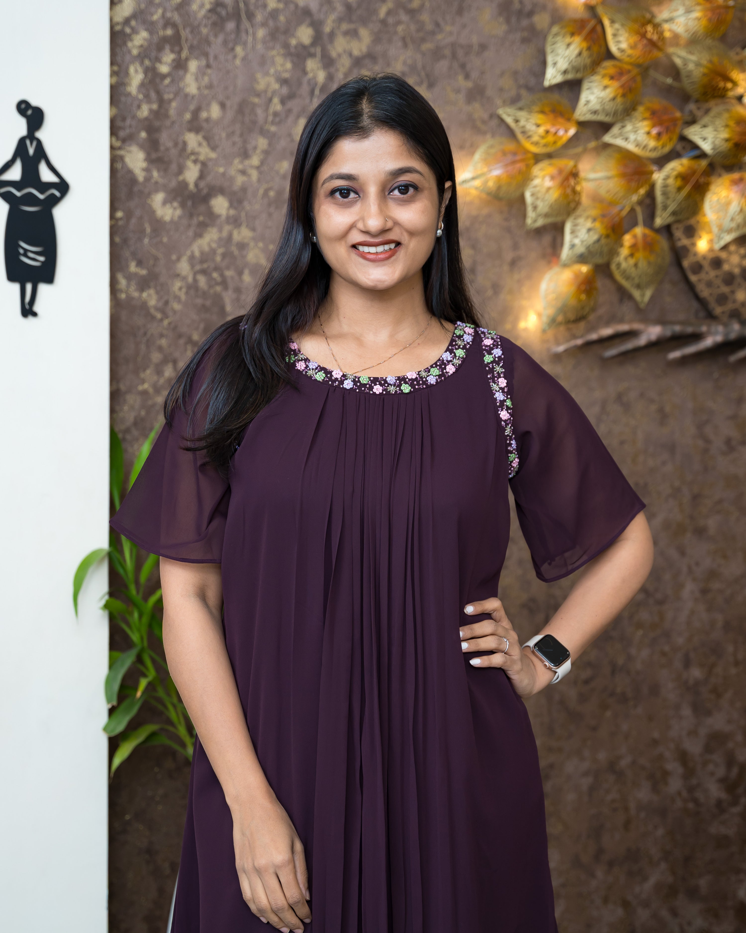 Load image into Gallery viewer, Faux Georgette Designer Kurti(Pre-Order)-940
