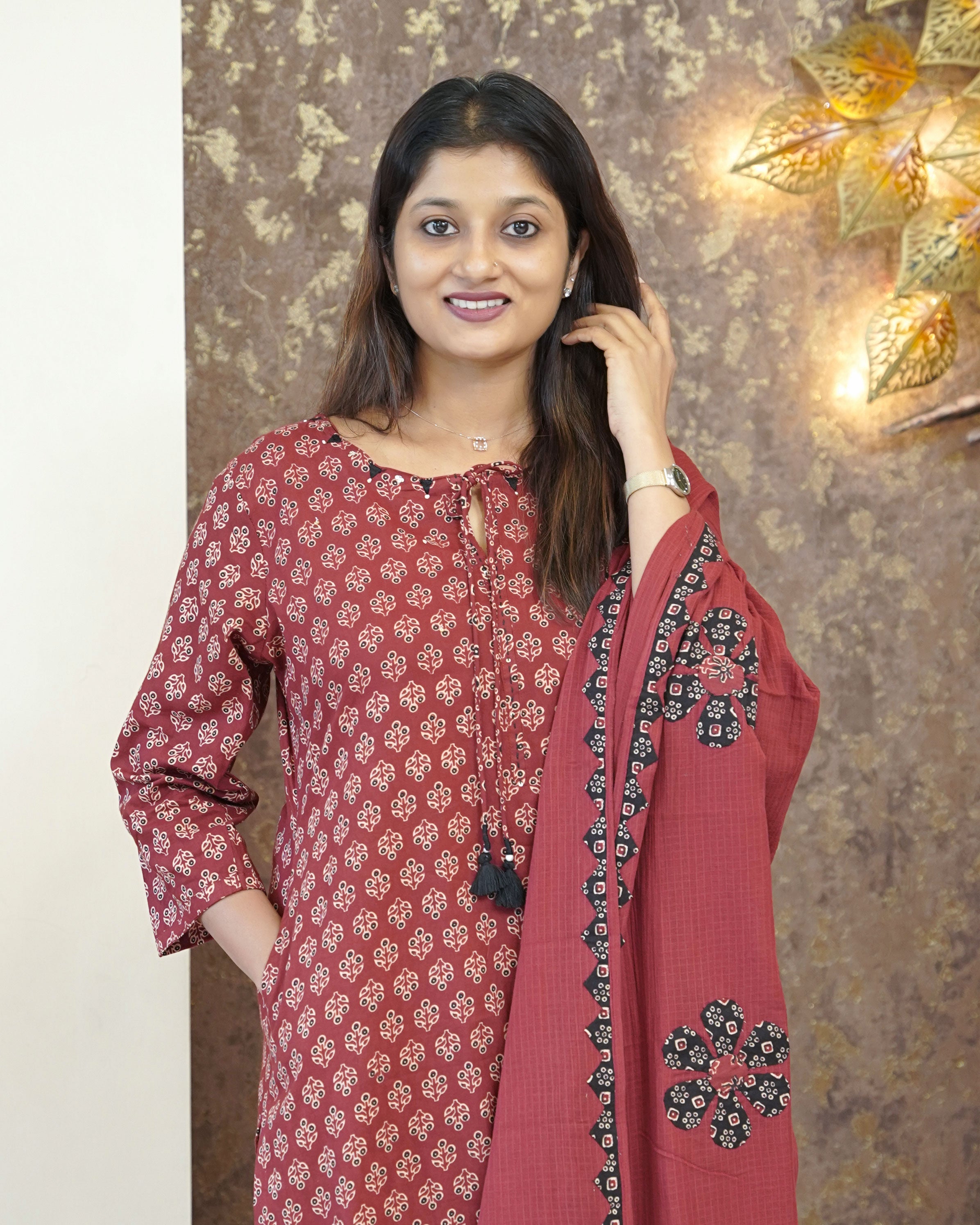 Load image into Gallery viewer, Pure Cotton Kurti Set - 2642
