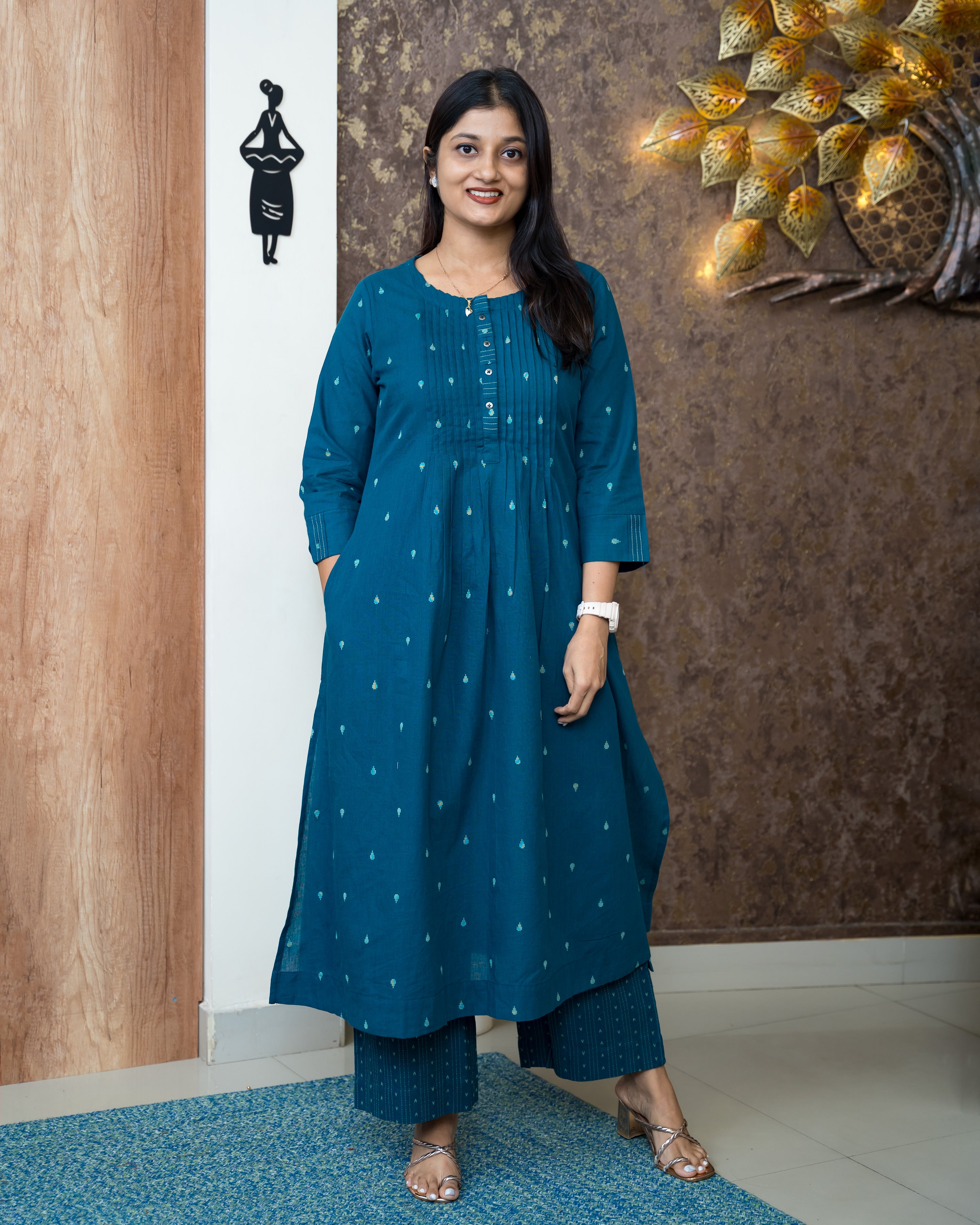 Load image into Gallery viewer, Cotton Co-Ord Set-6648
