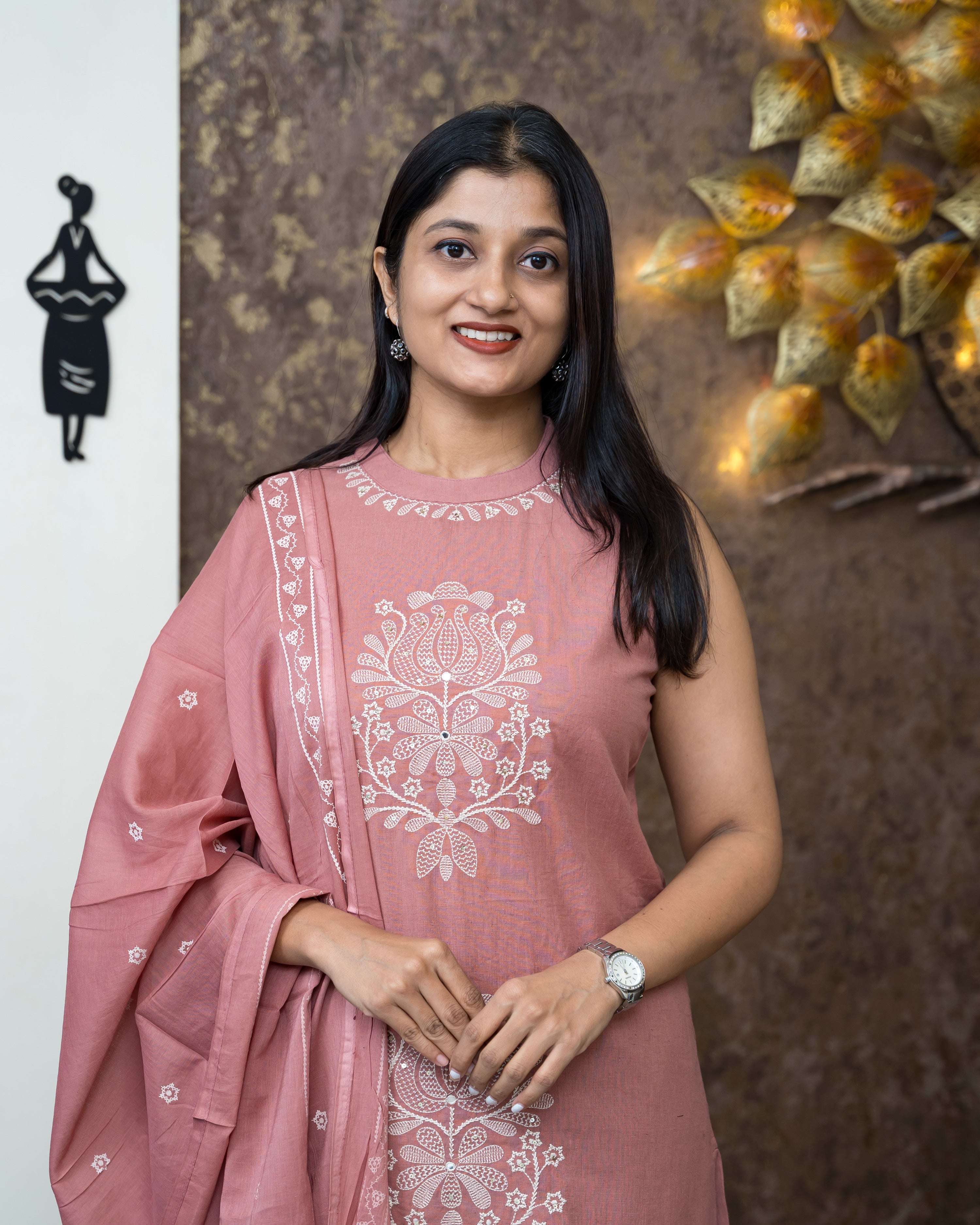 Load image into Gallery viewer, Cotton Kurti Set-6659
