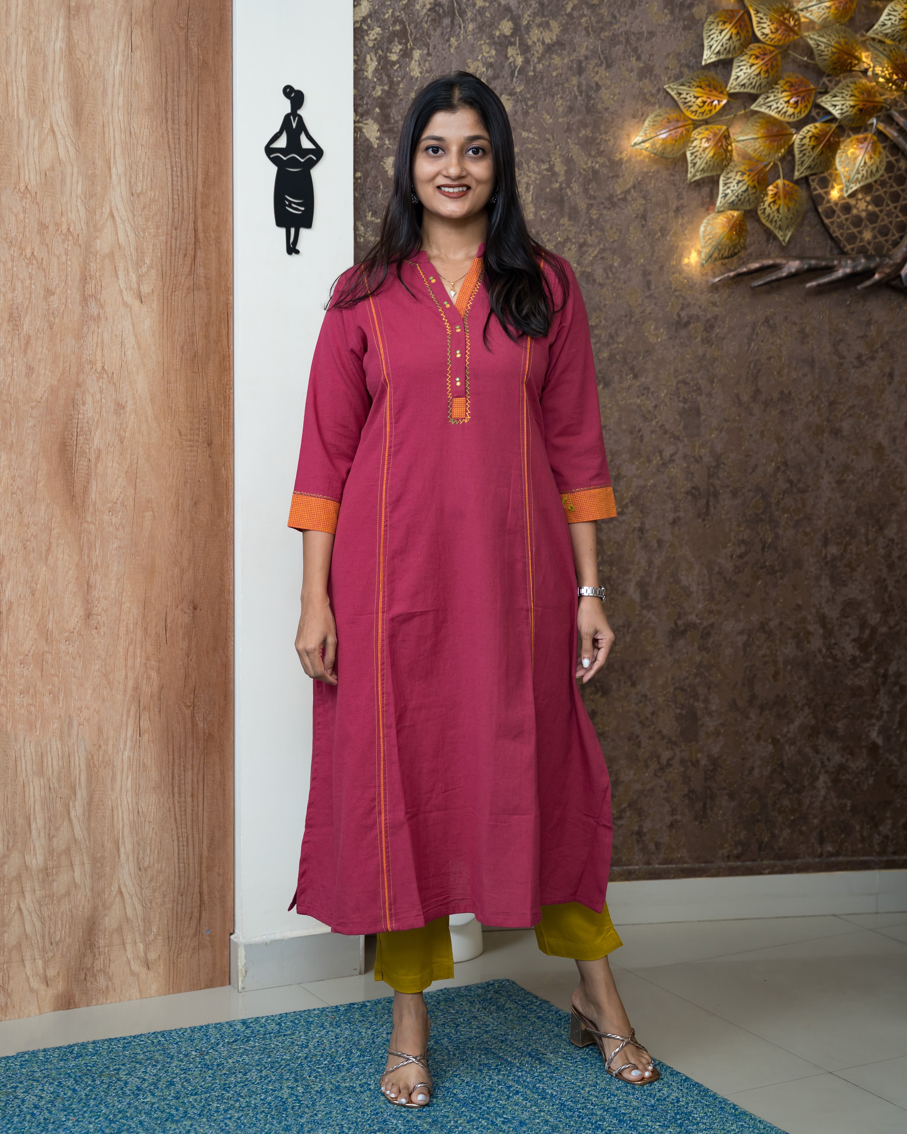 Load image into Gallery viewer, Cotton Kurti-6647
