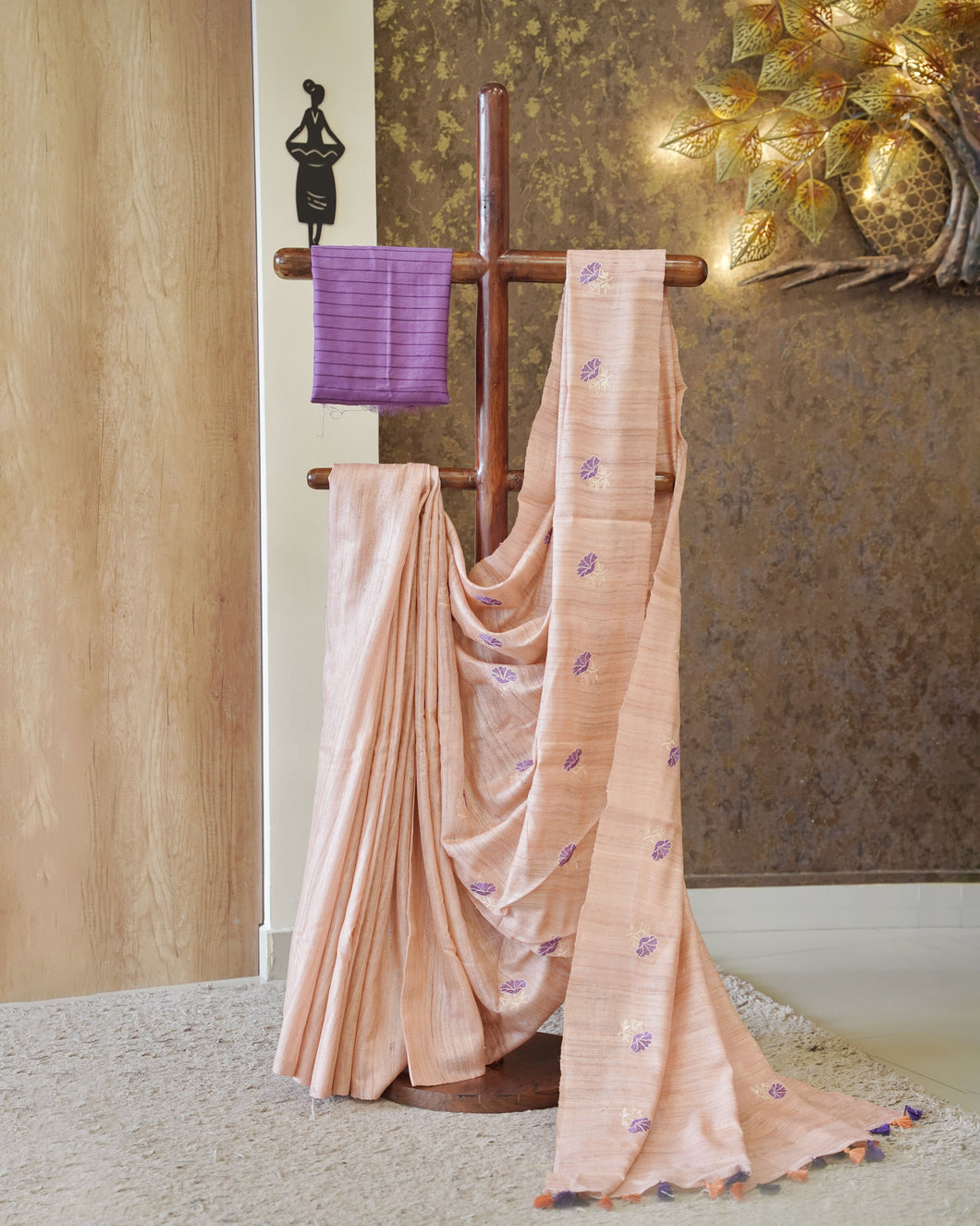 Tussar Ghicha Saree - 2061