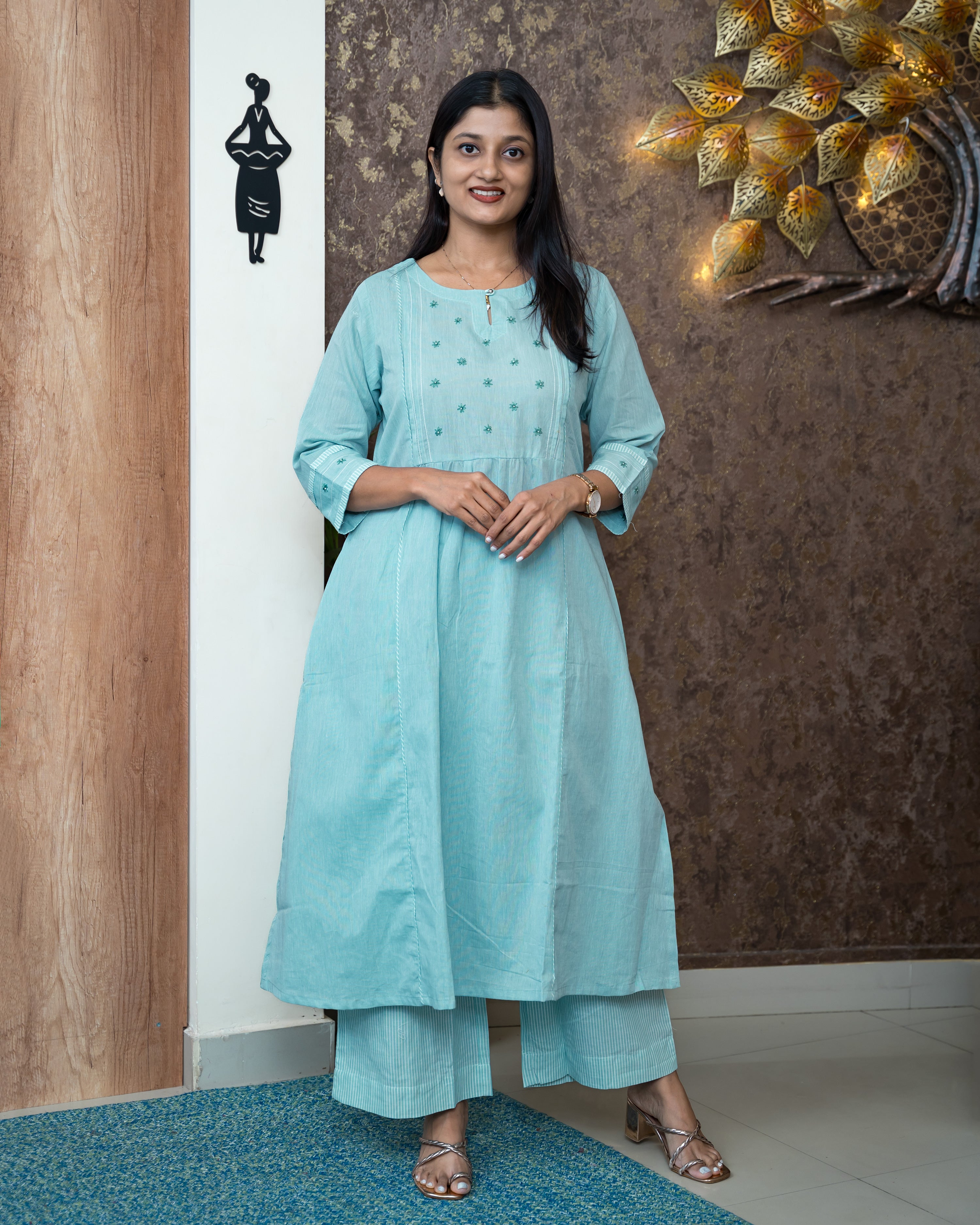 Load image into Gallery viewer, Cotton Co-Ord Set-6701
