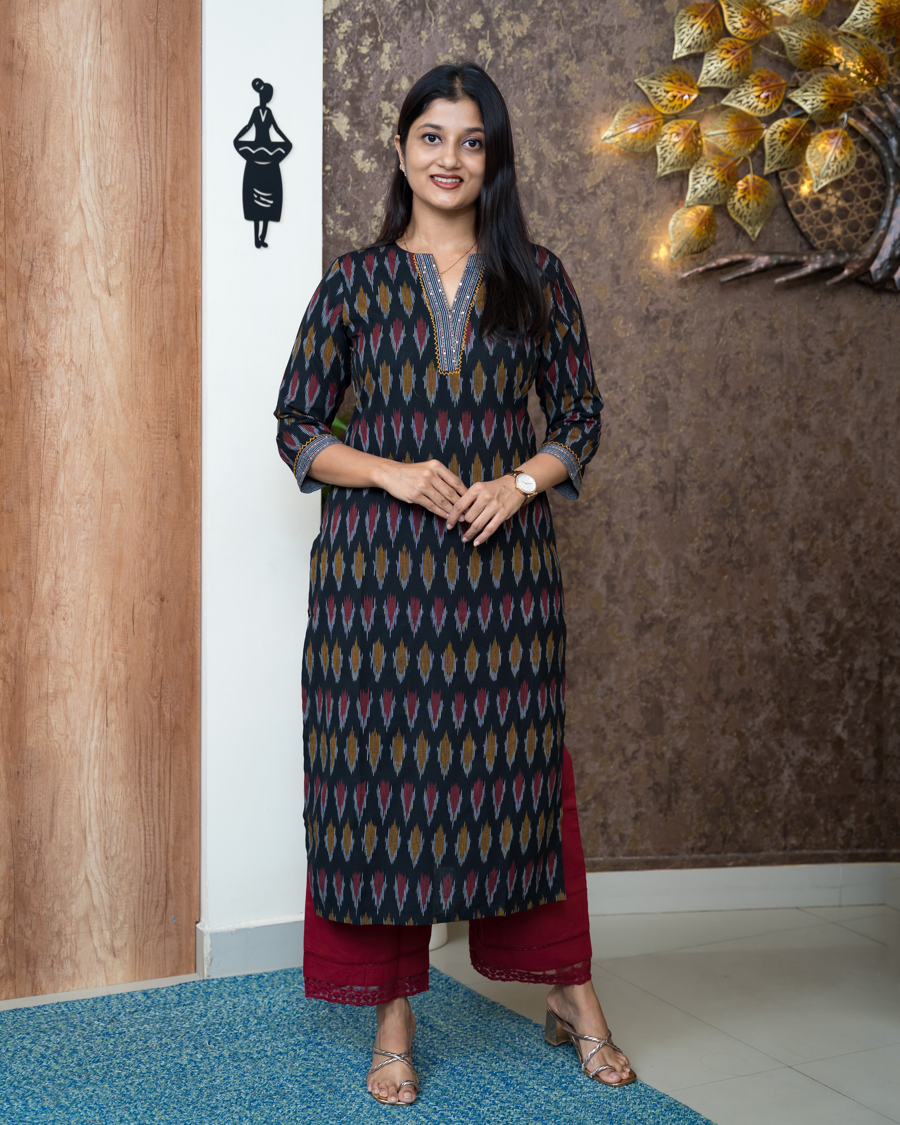 Load image into Gallery viewer, Cotton Kurti-6698
