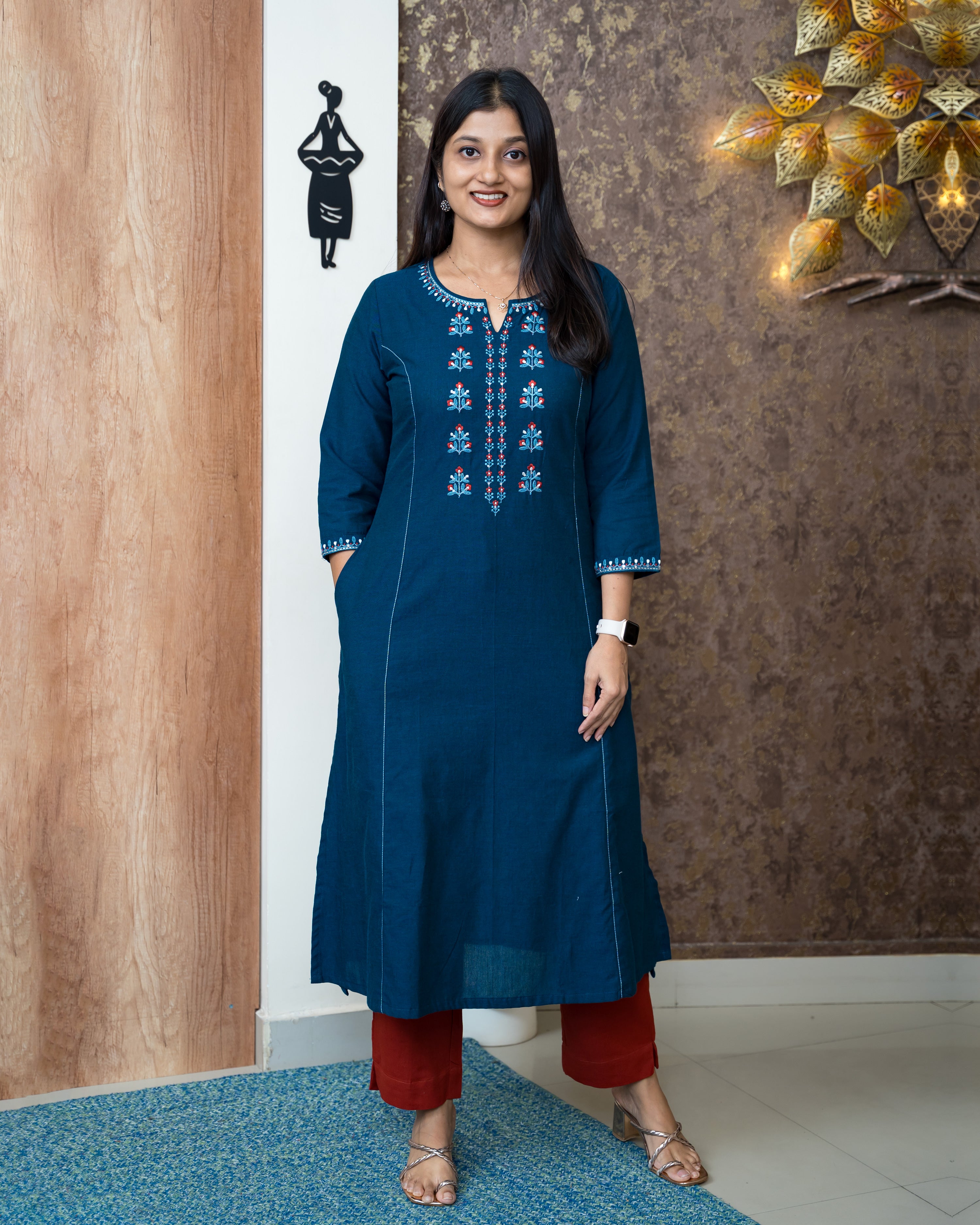 Load image into Gallery viewer, Cotton Kurti-6682
