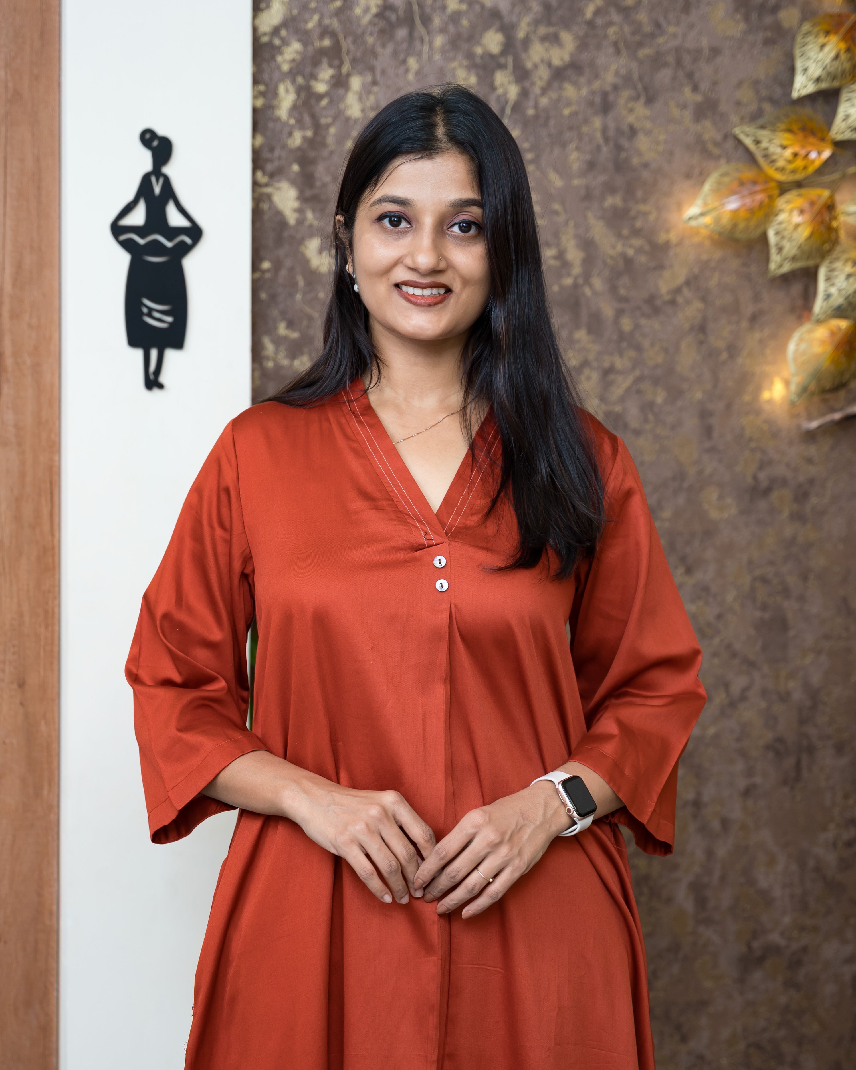 Load image into Gallery viewer, Satin Cotton Co-Ord Set-6705
