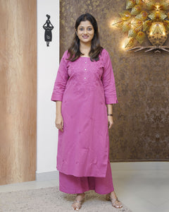 Pure Cotton Kurti Set-2752