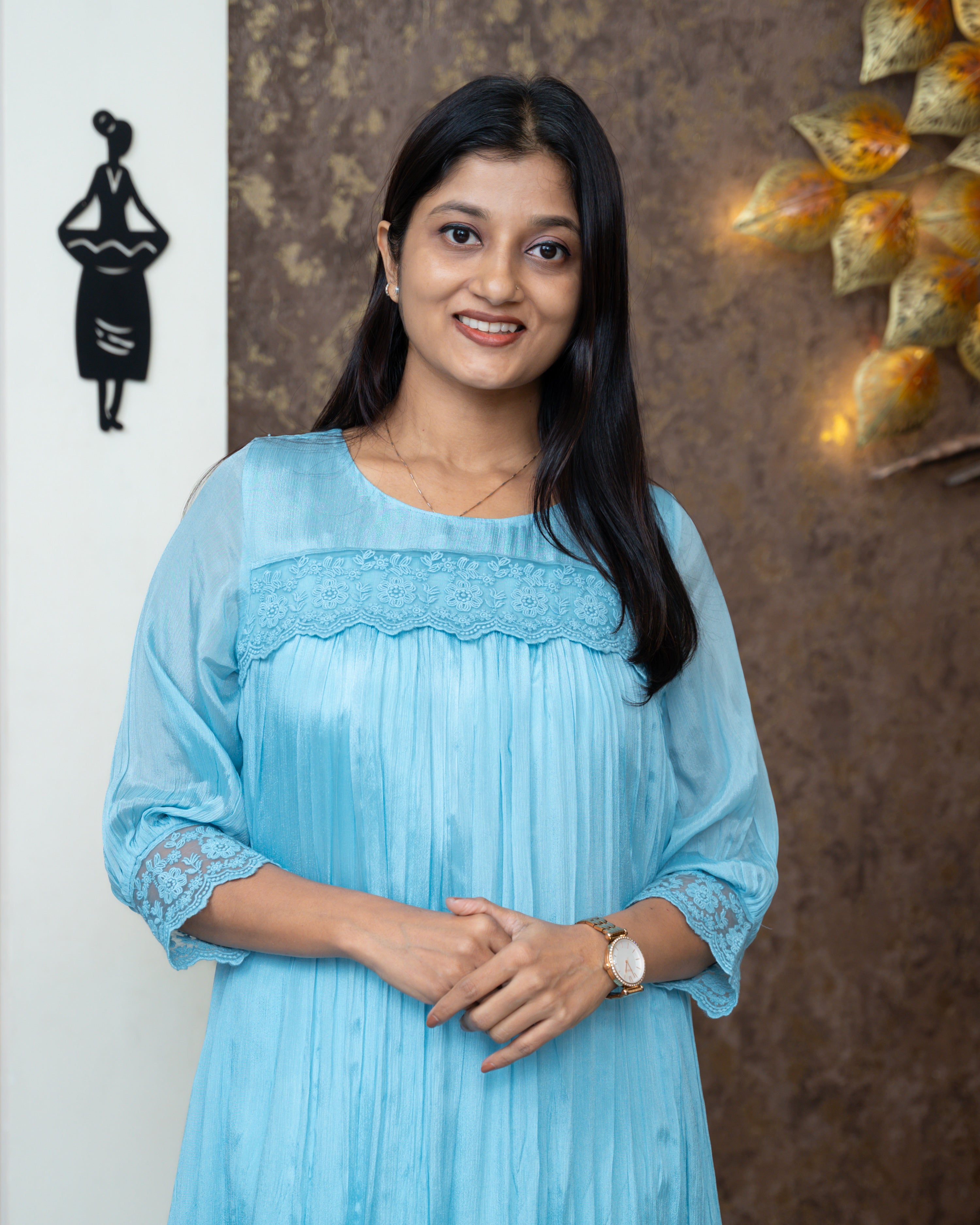 Load image into Gallery viewer, Chinnon Chiffon Designer Kurti(Pre-Order)-980
