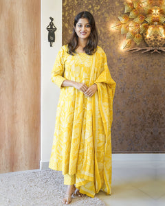 Pure Cotton Kurti Set - 2817