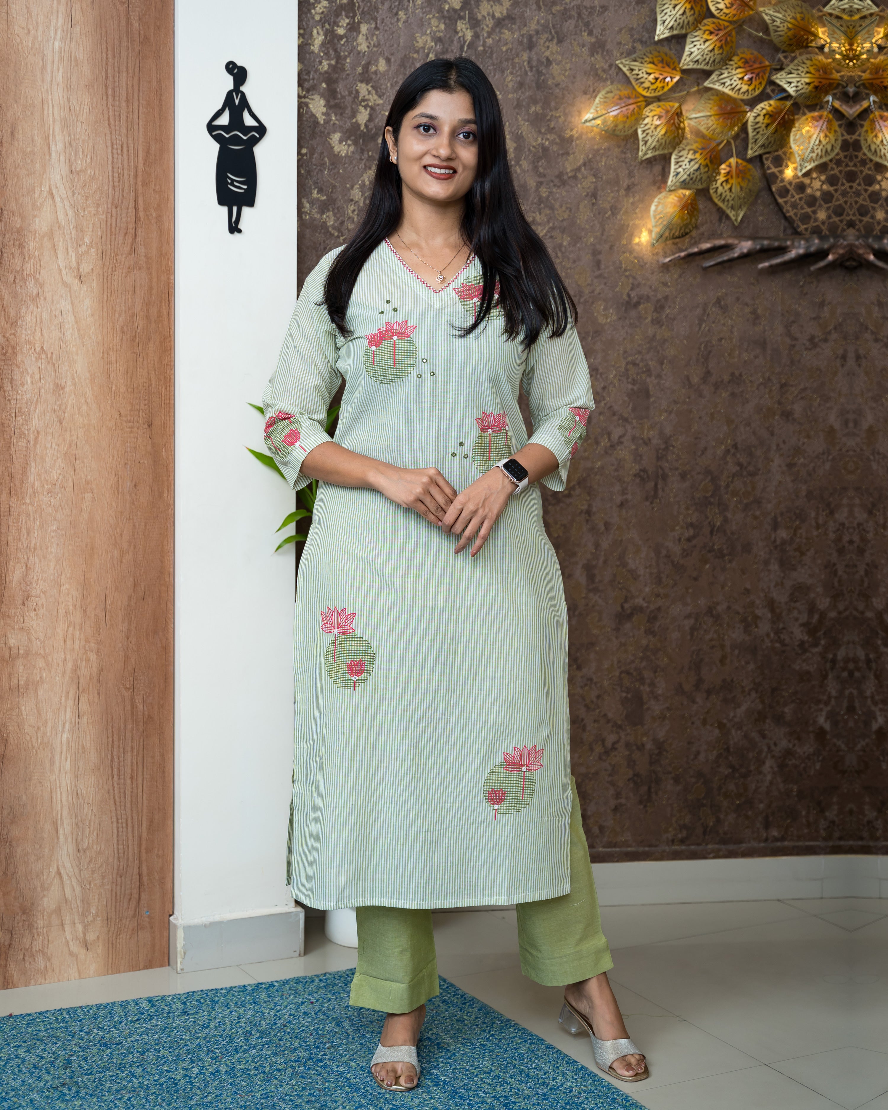 Load image into Gallery viewer, Cotton Co-Ord Set-6811
