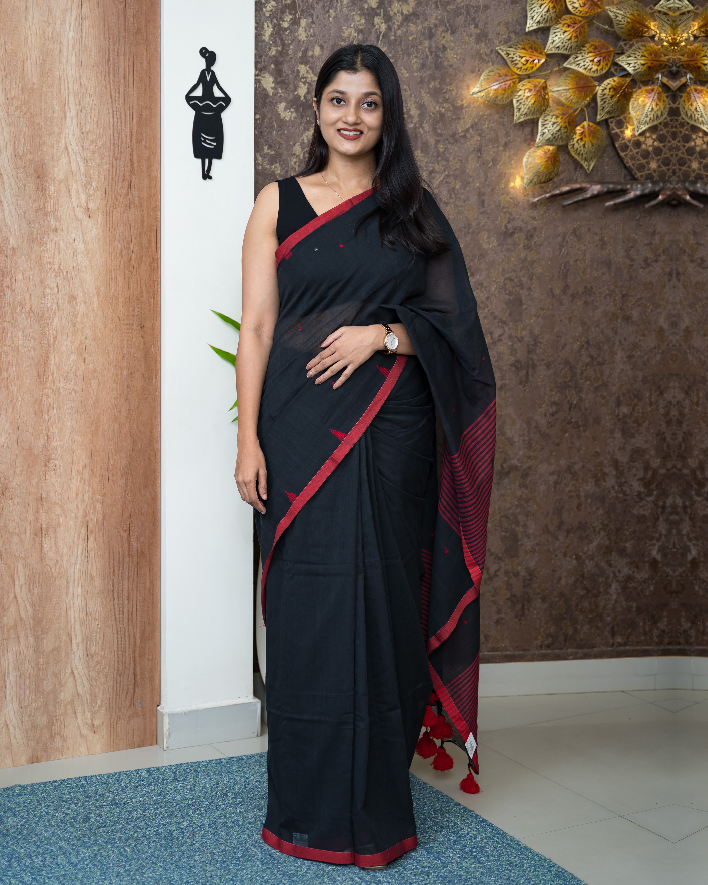 Load image into Gallery viewer, Mul Cotton Saree(Pre-Order)-6709
