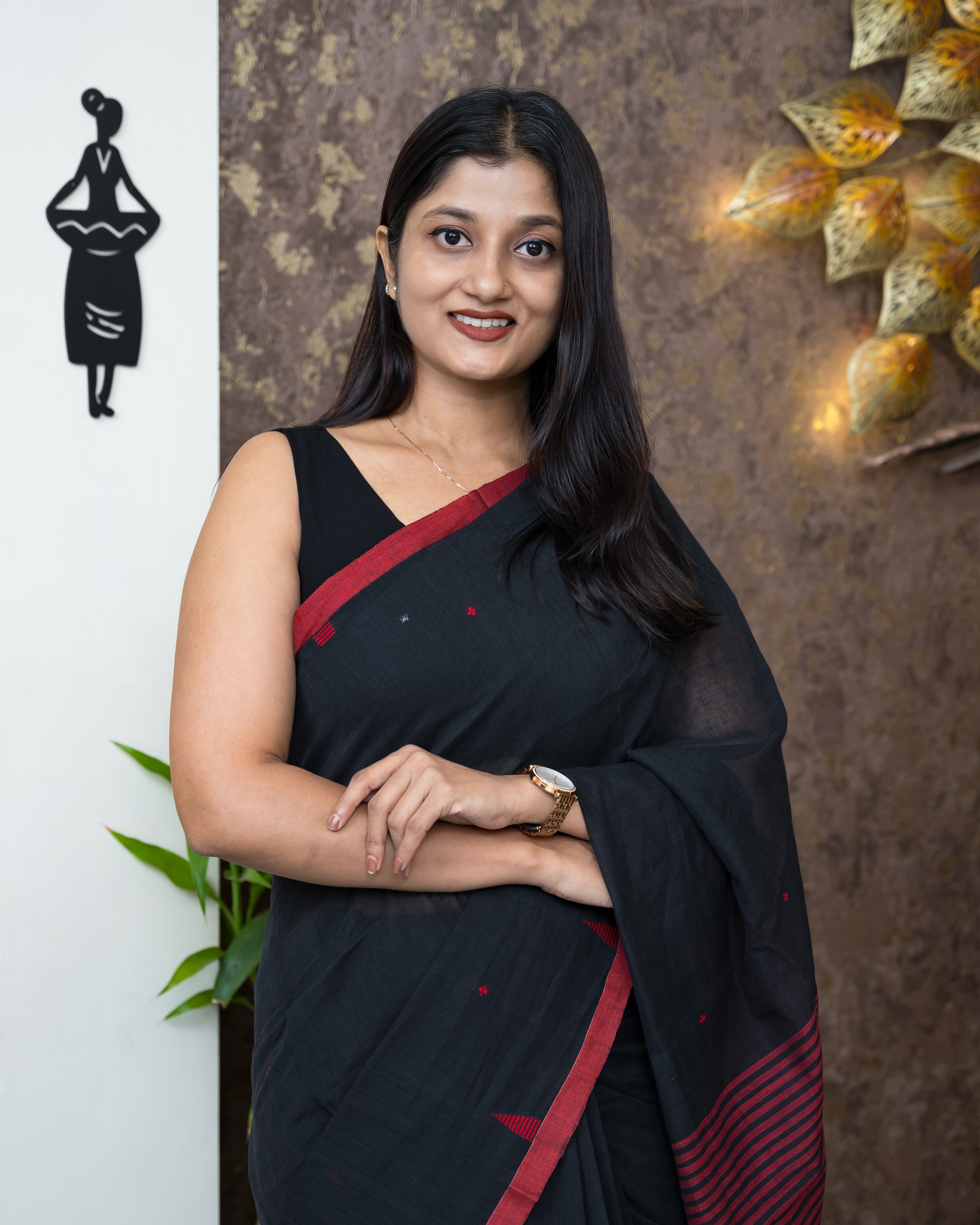 Load image into Gallery viewer, Mul Cotton Saree(Pre-Order)-6709
