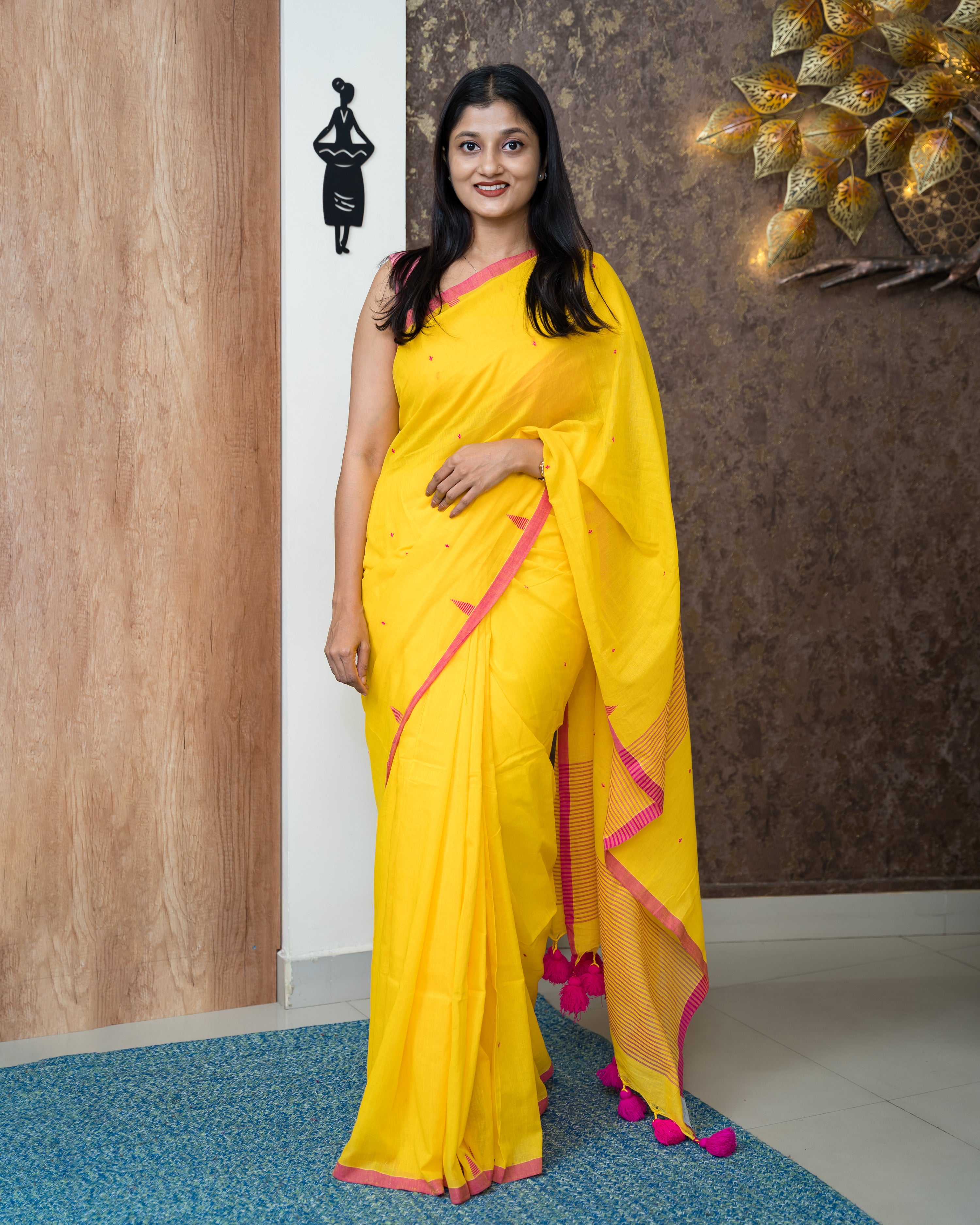 Load image into Gallery viewer, Mul Cotton Saree(Pre-Order)-6709
