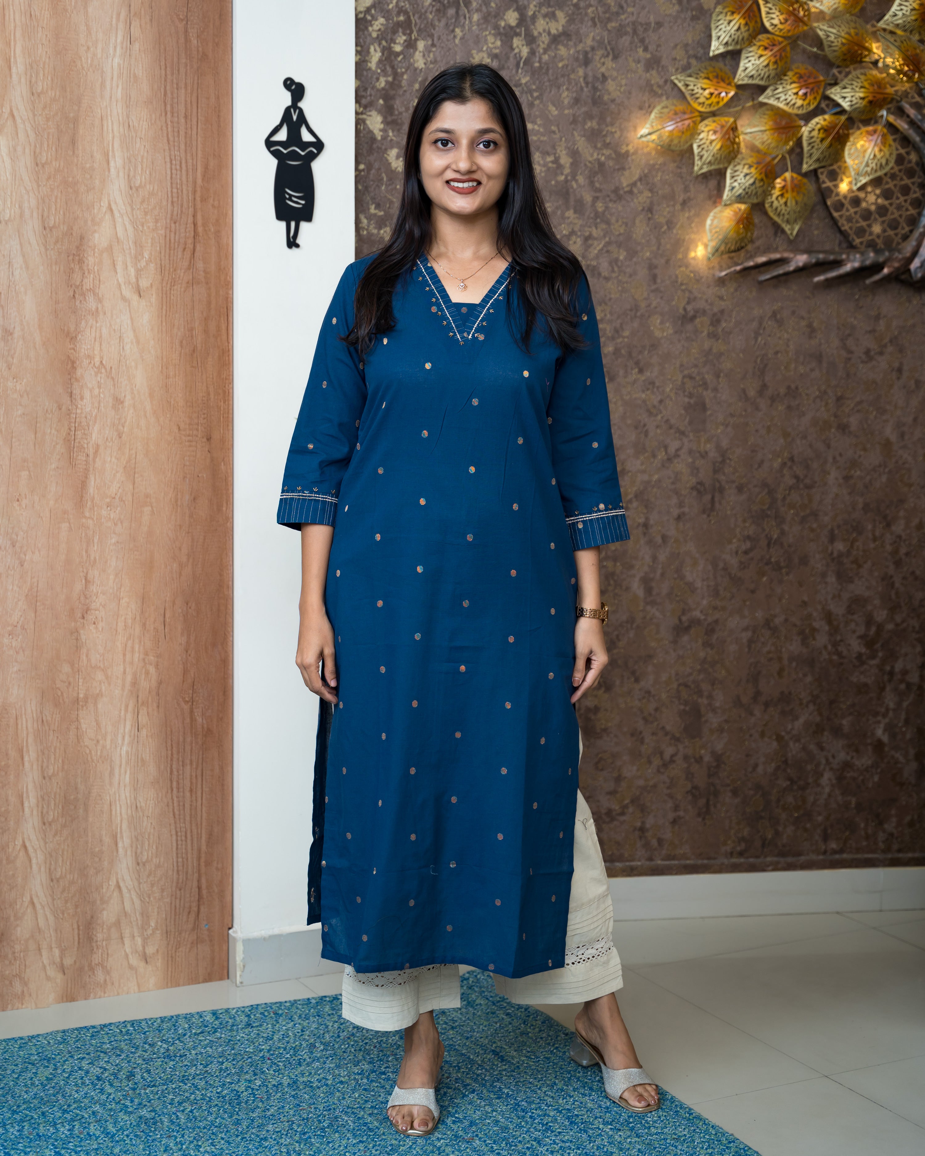 Load image into Gallery viewer, Cotton Kurti-6813
