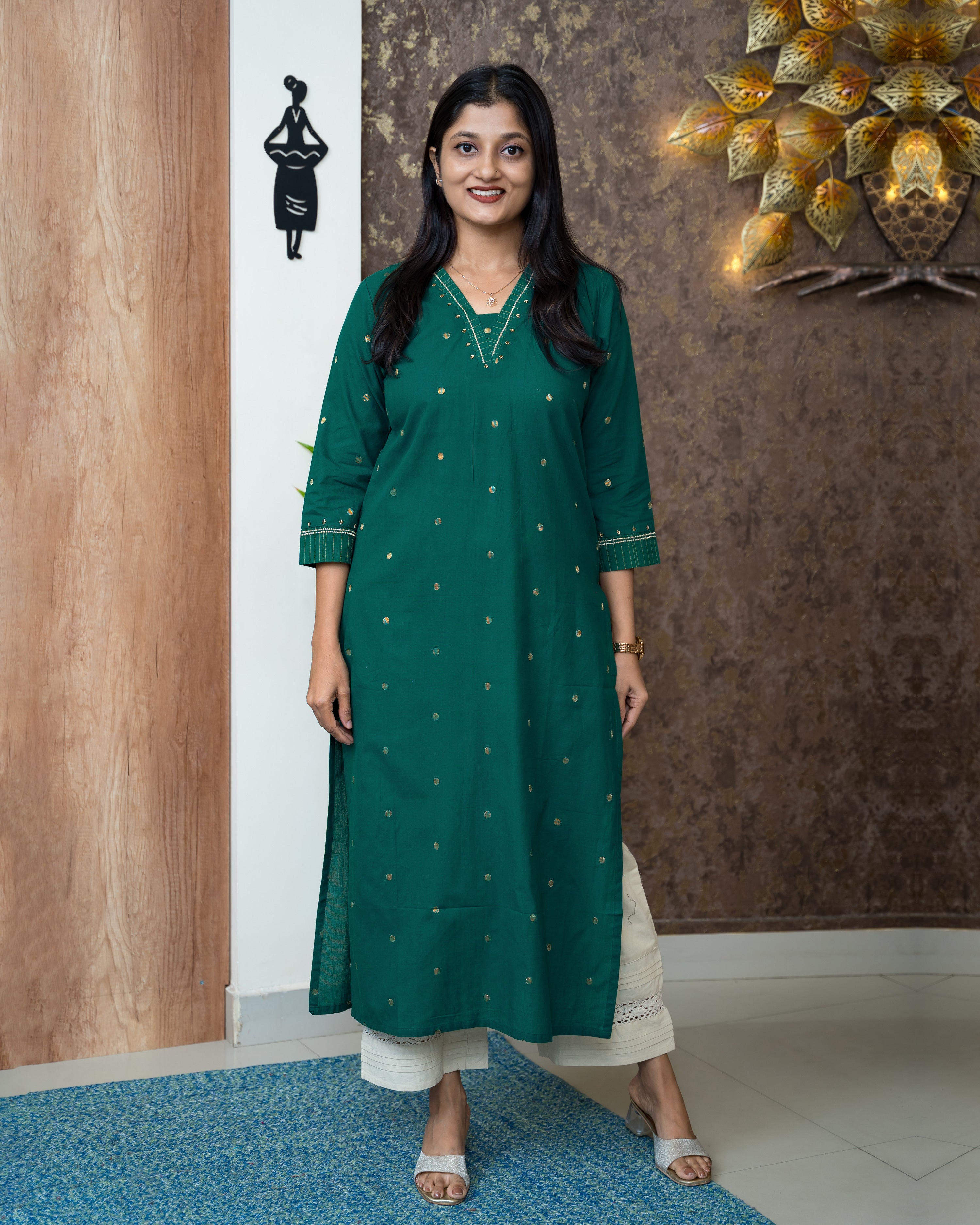 Load image into Gallery viewer, Cotton Kurti-6813
