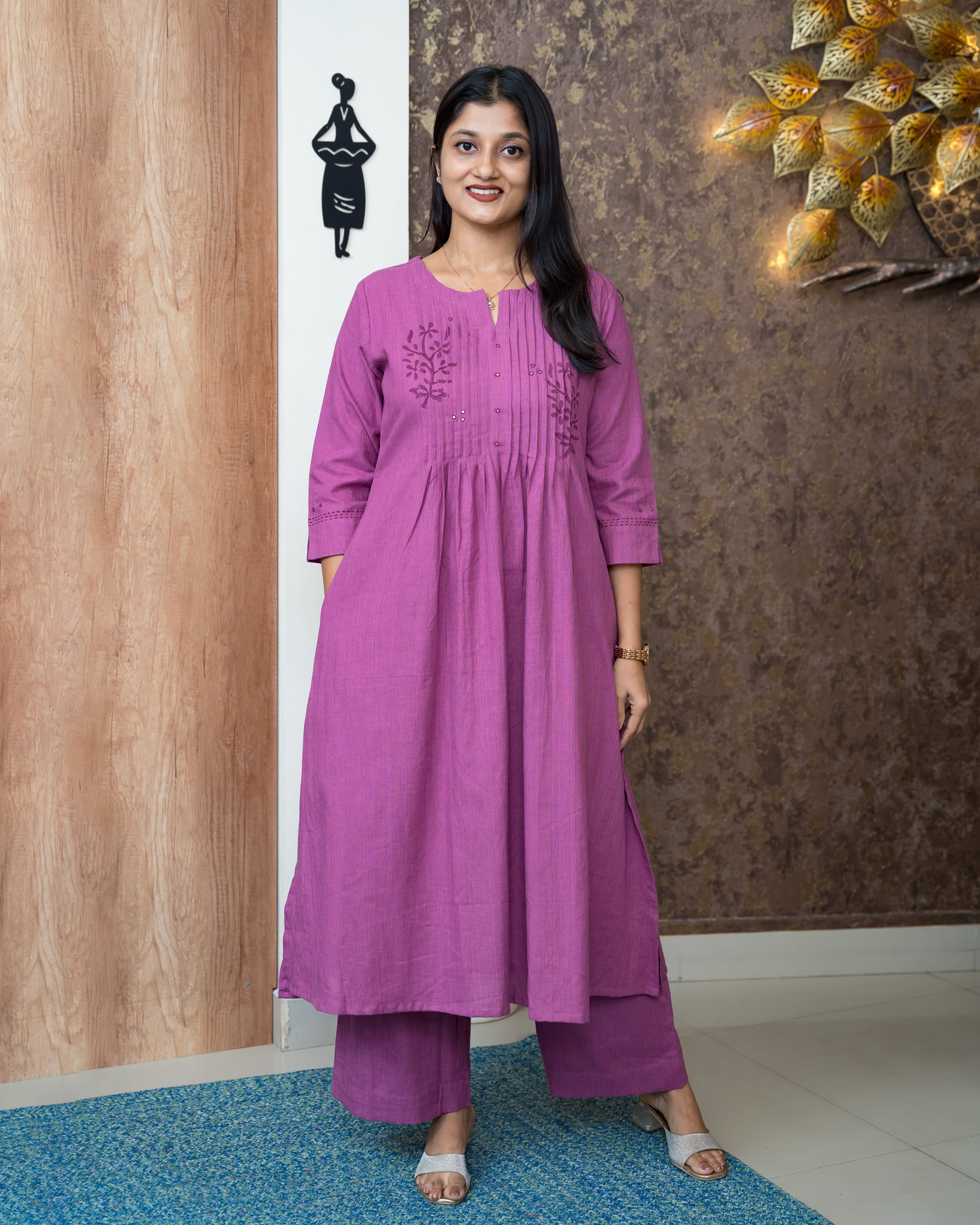 Load image into Gallery viewer, Cotton Co-Ord Set-6815
