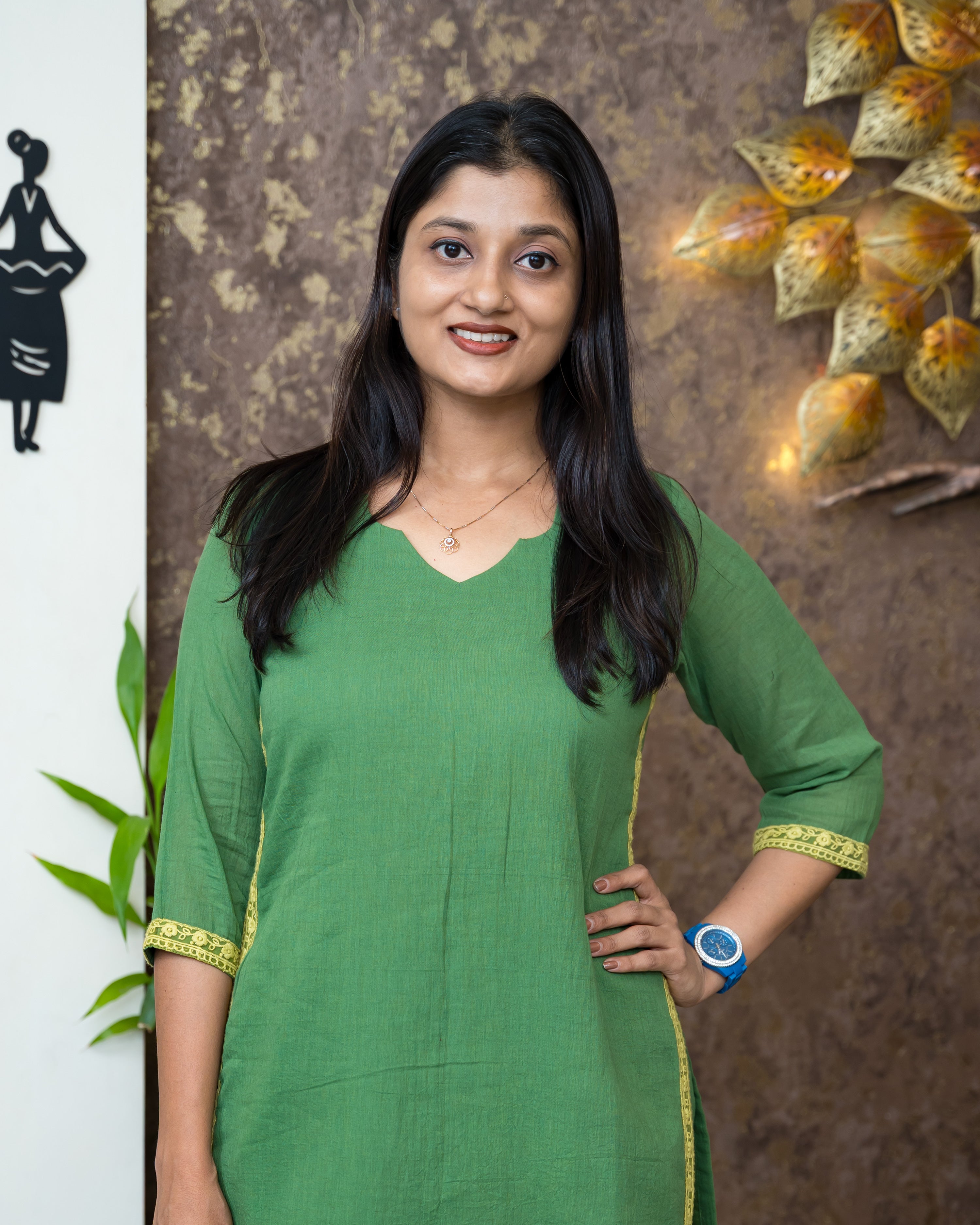 Load image into Gallery viewer, Cotton Designer Kurti(Pre-Order)-972
