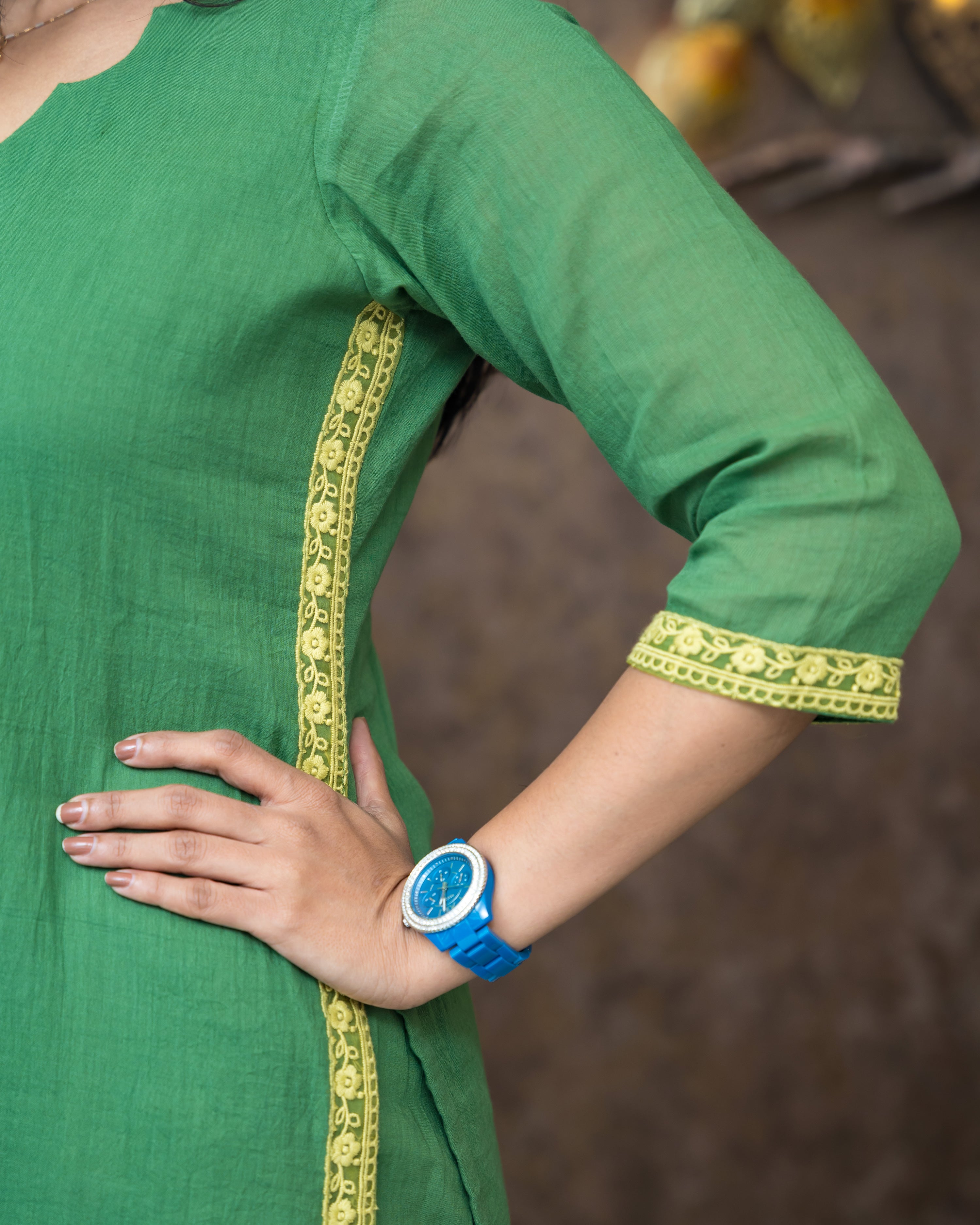 Load image into Gallery viewer, Cotton Designer Kurti(Pre-Order)-972
