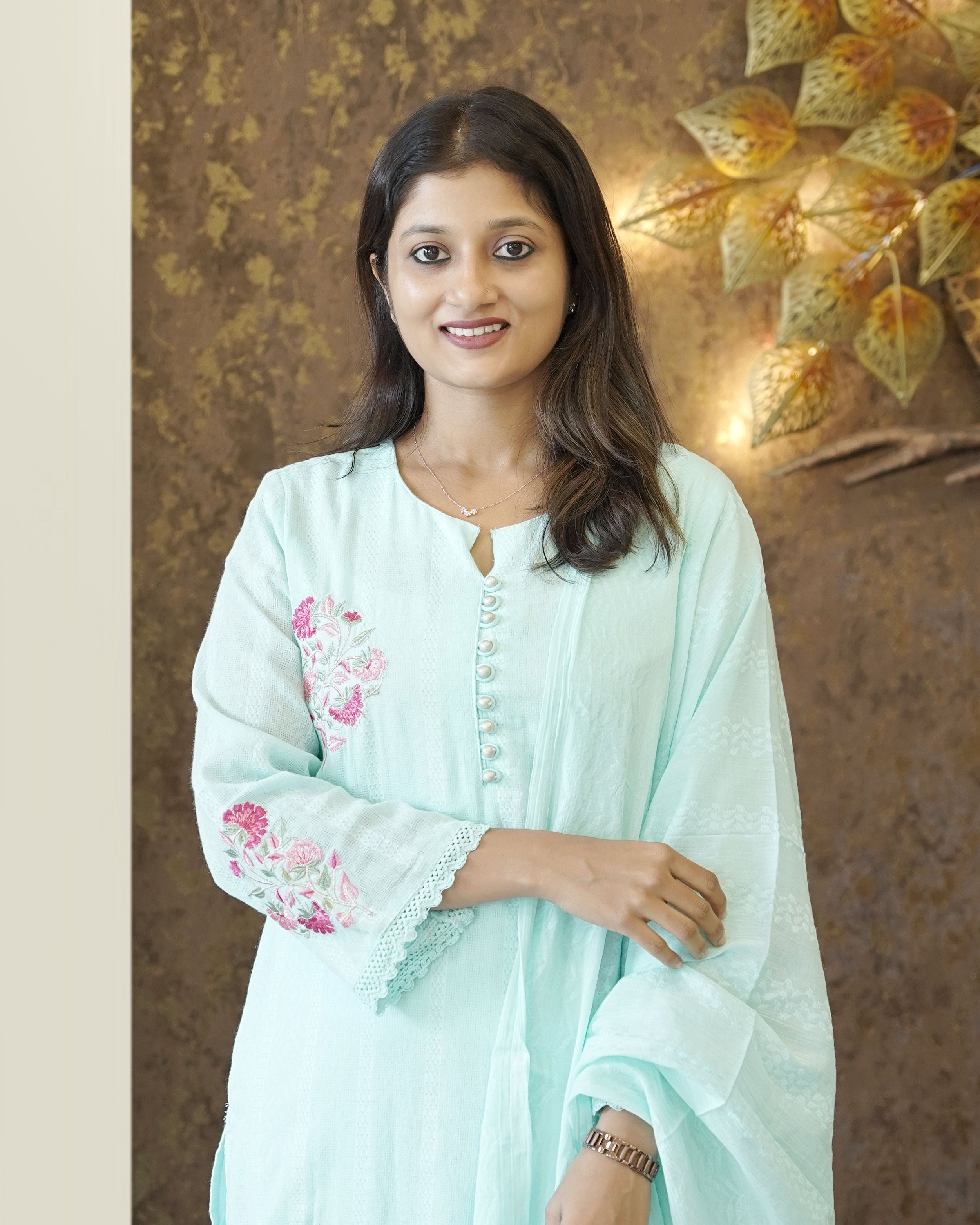 Load image into Gallery viewer, Pure Cotton Kurti Set-2829
