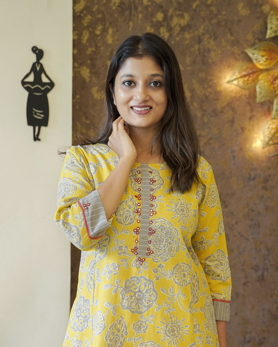 Pure Cotton Kurti - 2838