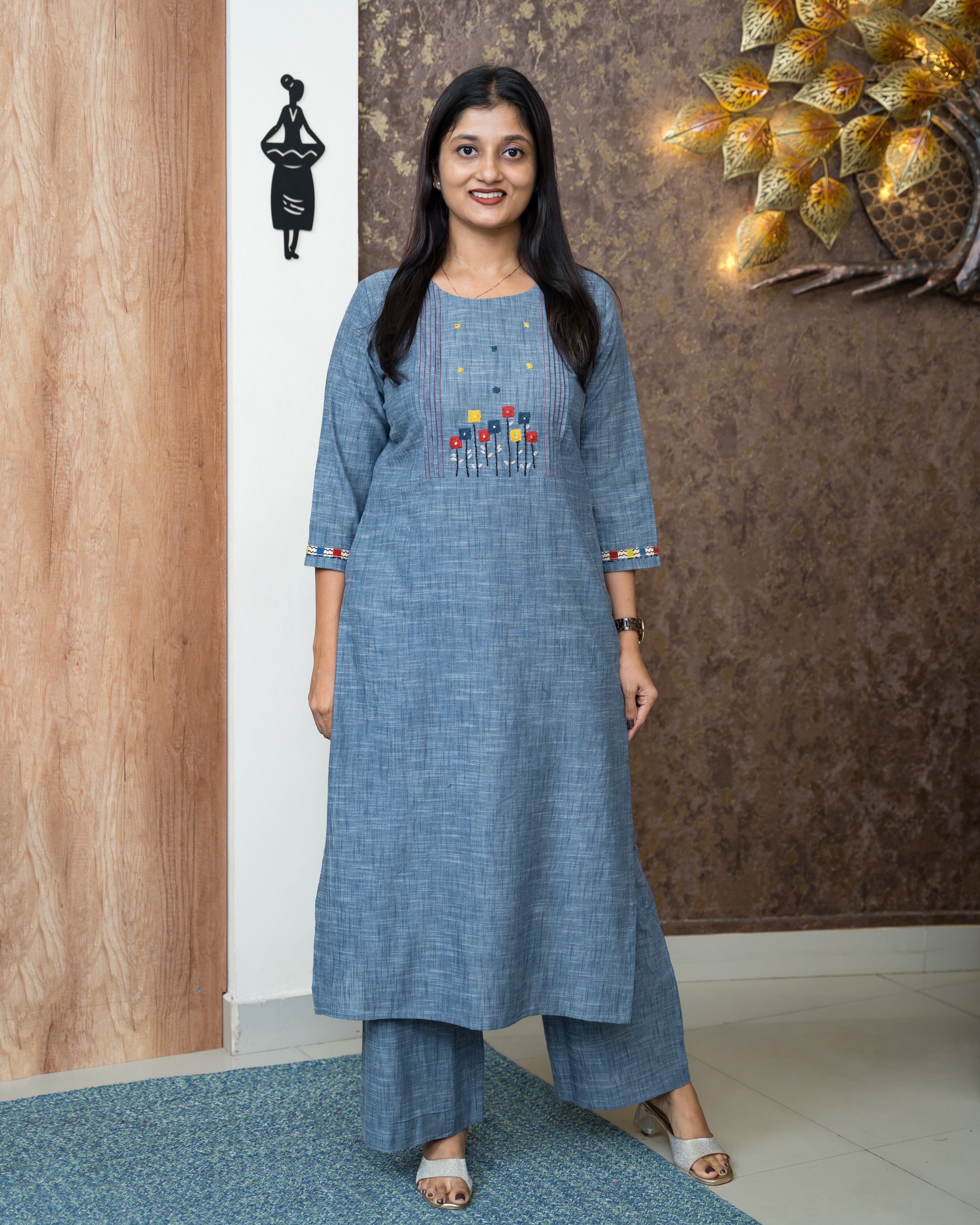 Load image into Gallery viewer, Cotton Co-Ord Set-6893
