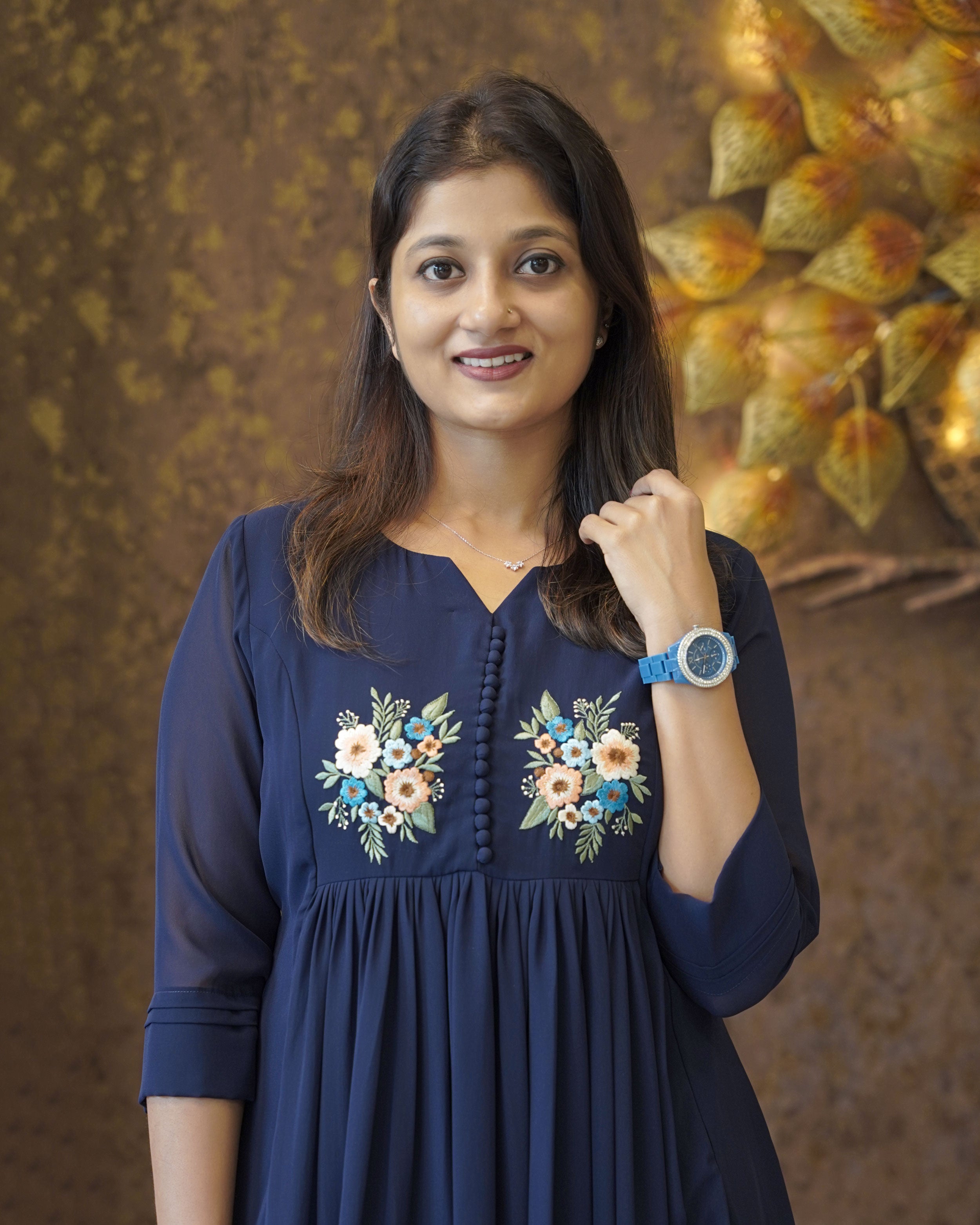 Load image into Gallery viewer, Faux Georgette Designer Kurti(Pre-Order)-2982
