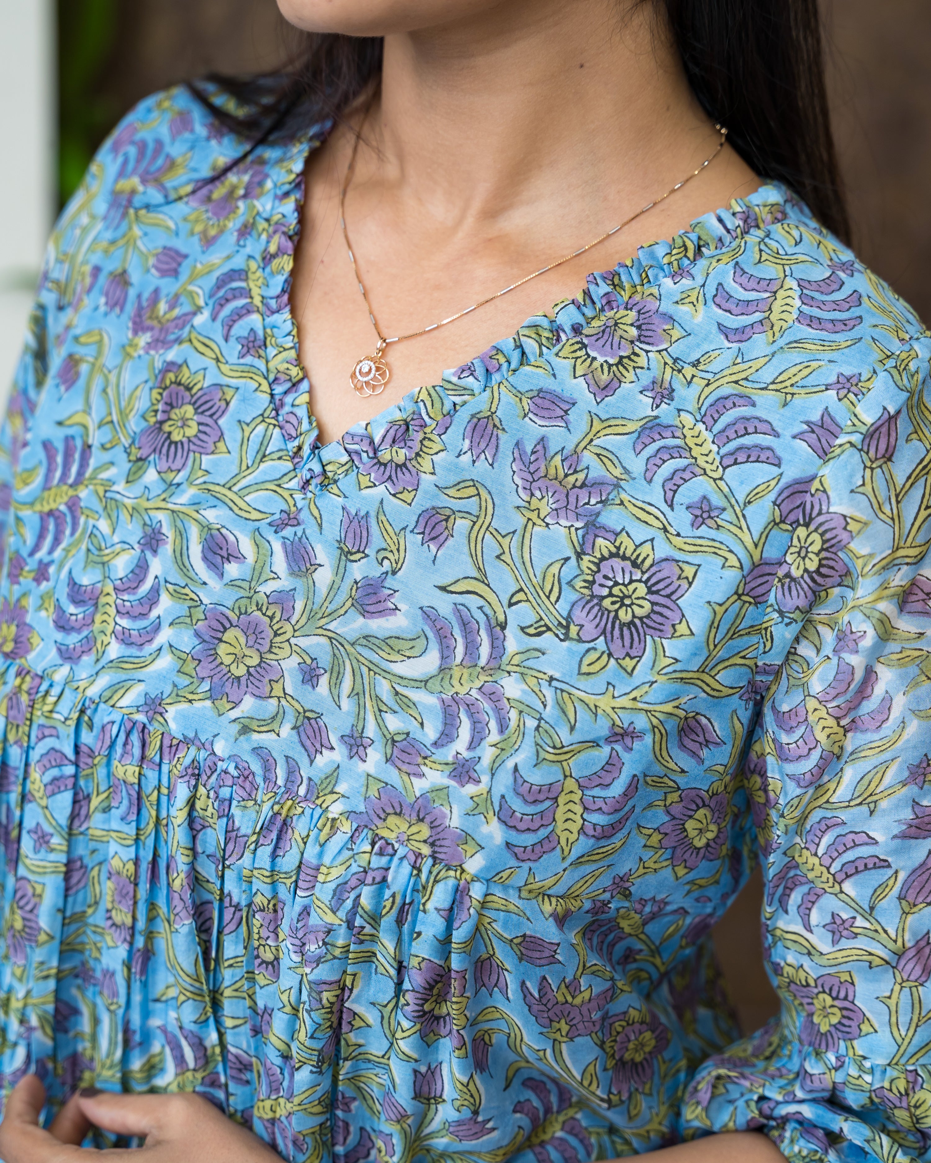 Load image into Gallery viewer, Mul Chanderi Designer Kurti(Pre-Order)-996
