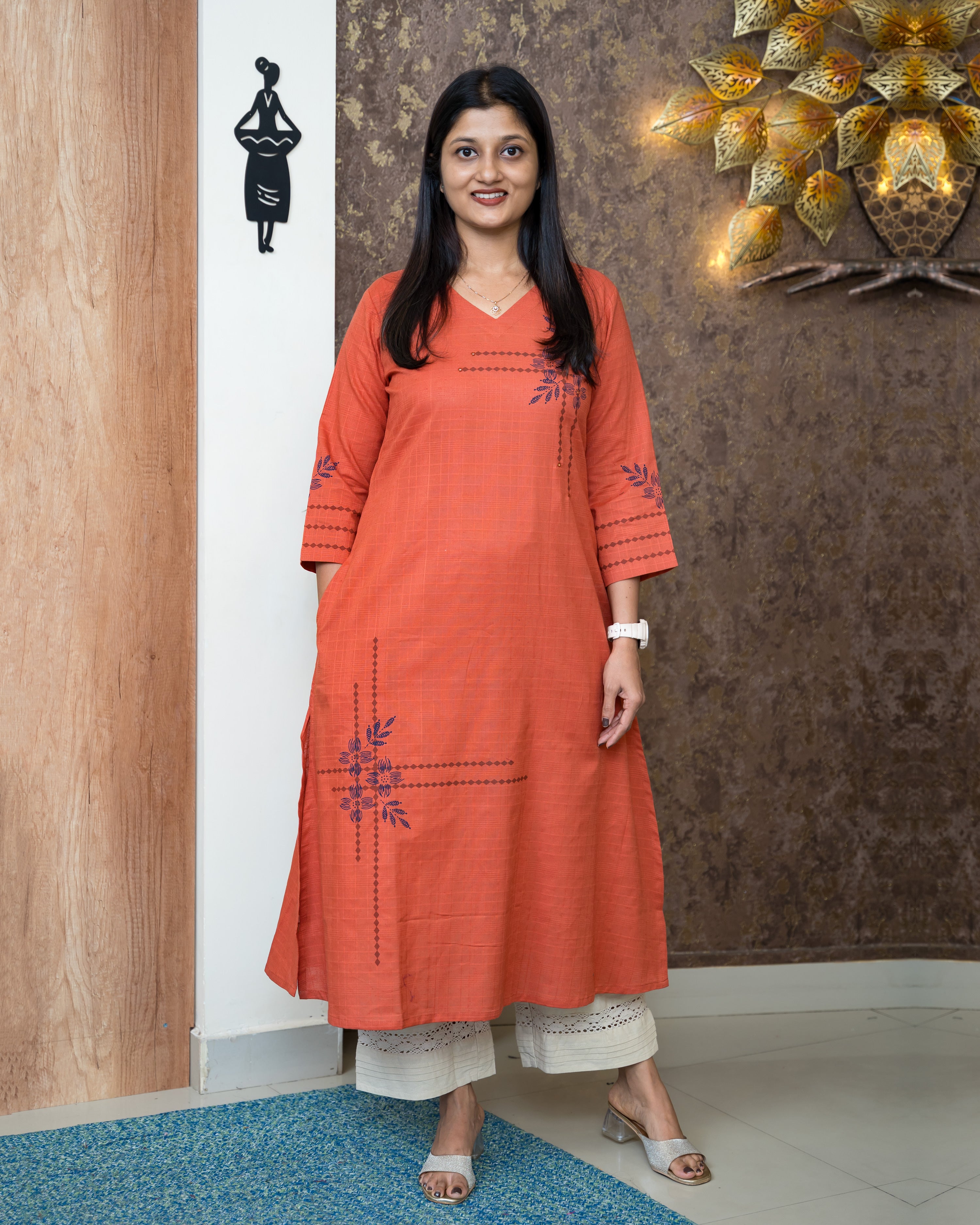 Load image into Gallery viewer, Cotton Kurti-6896
